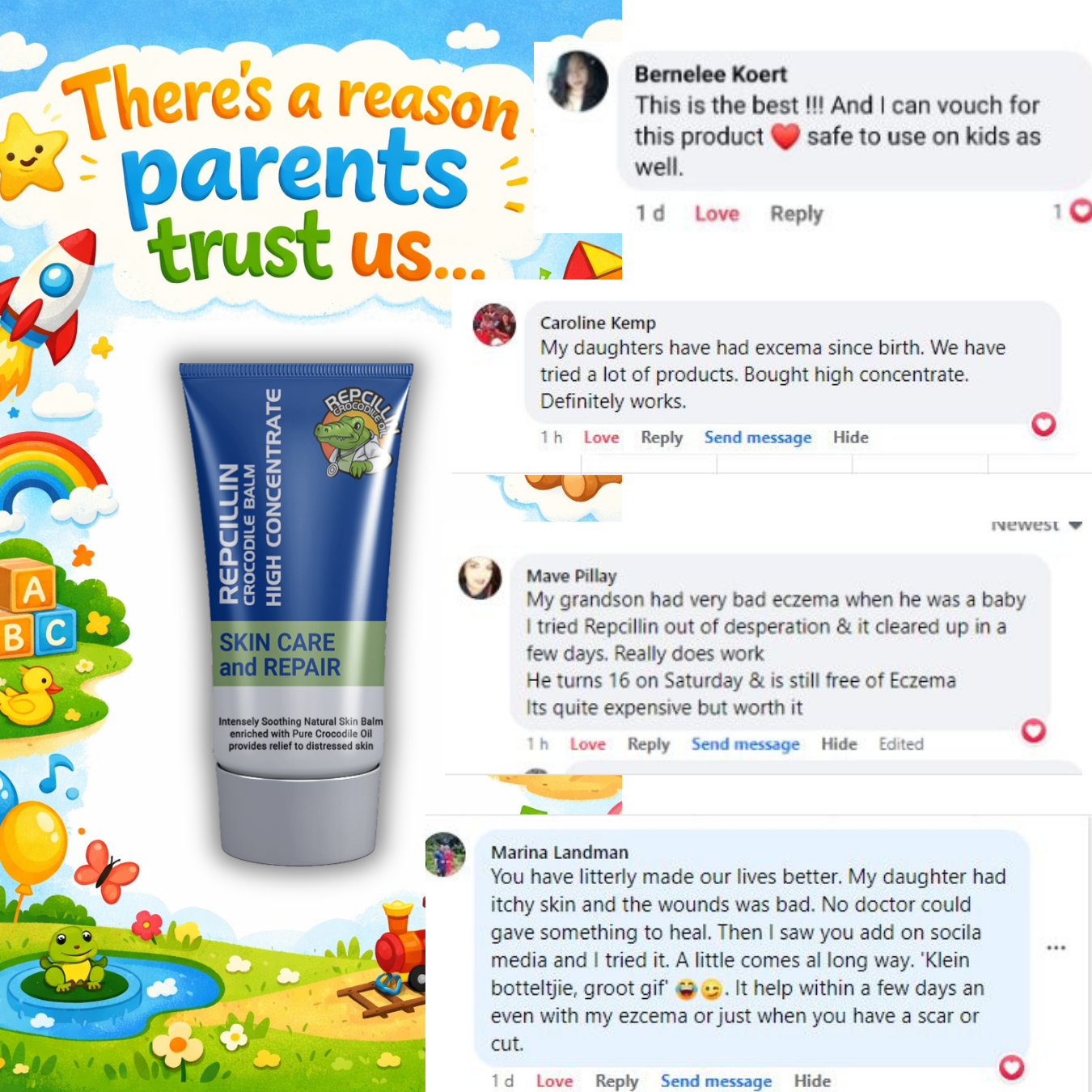 Repcillin Facebook ad