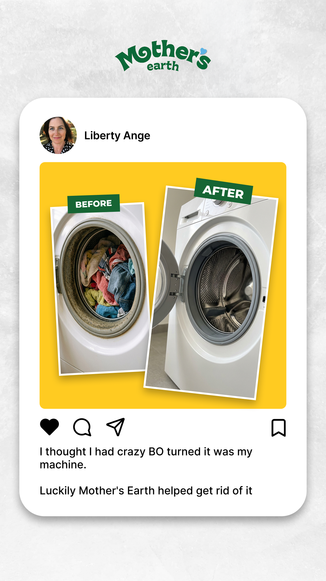 Mothers Earth Facebook ad