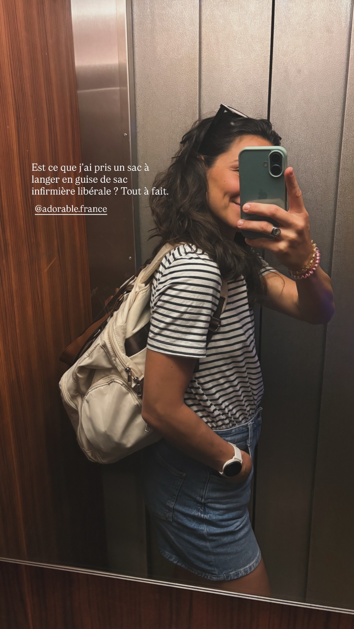 Adorable France Facebook ad: Sac à langer Mimi XL