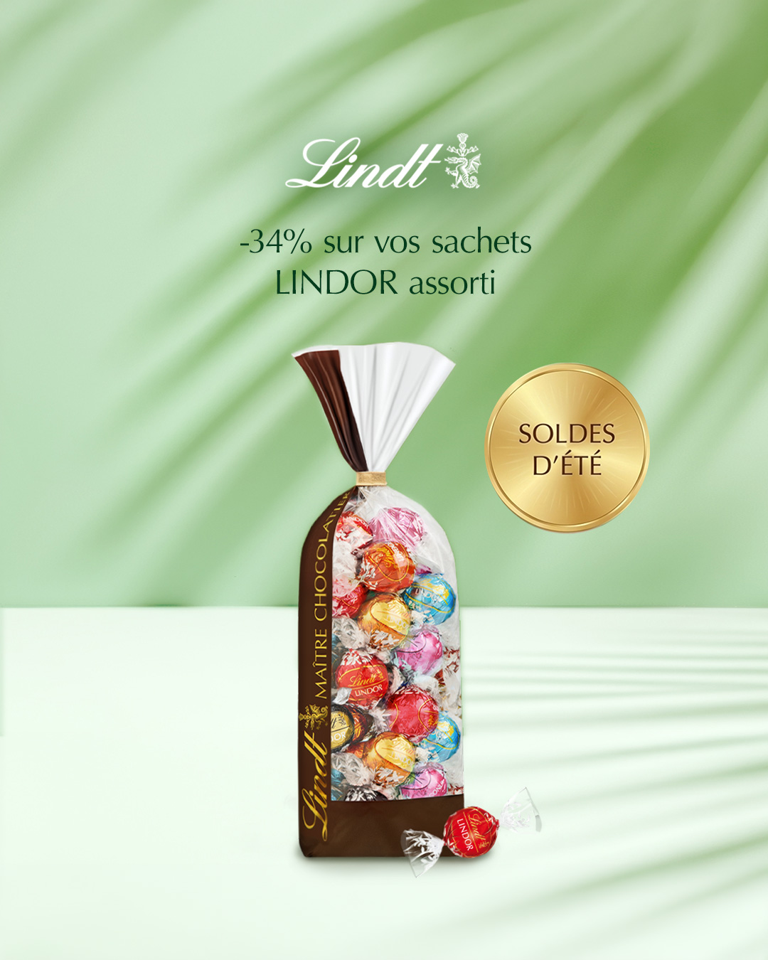 Lindt Facebook ad