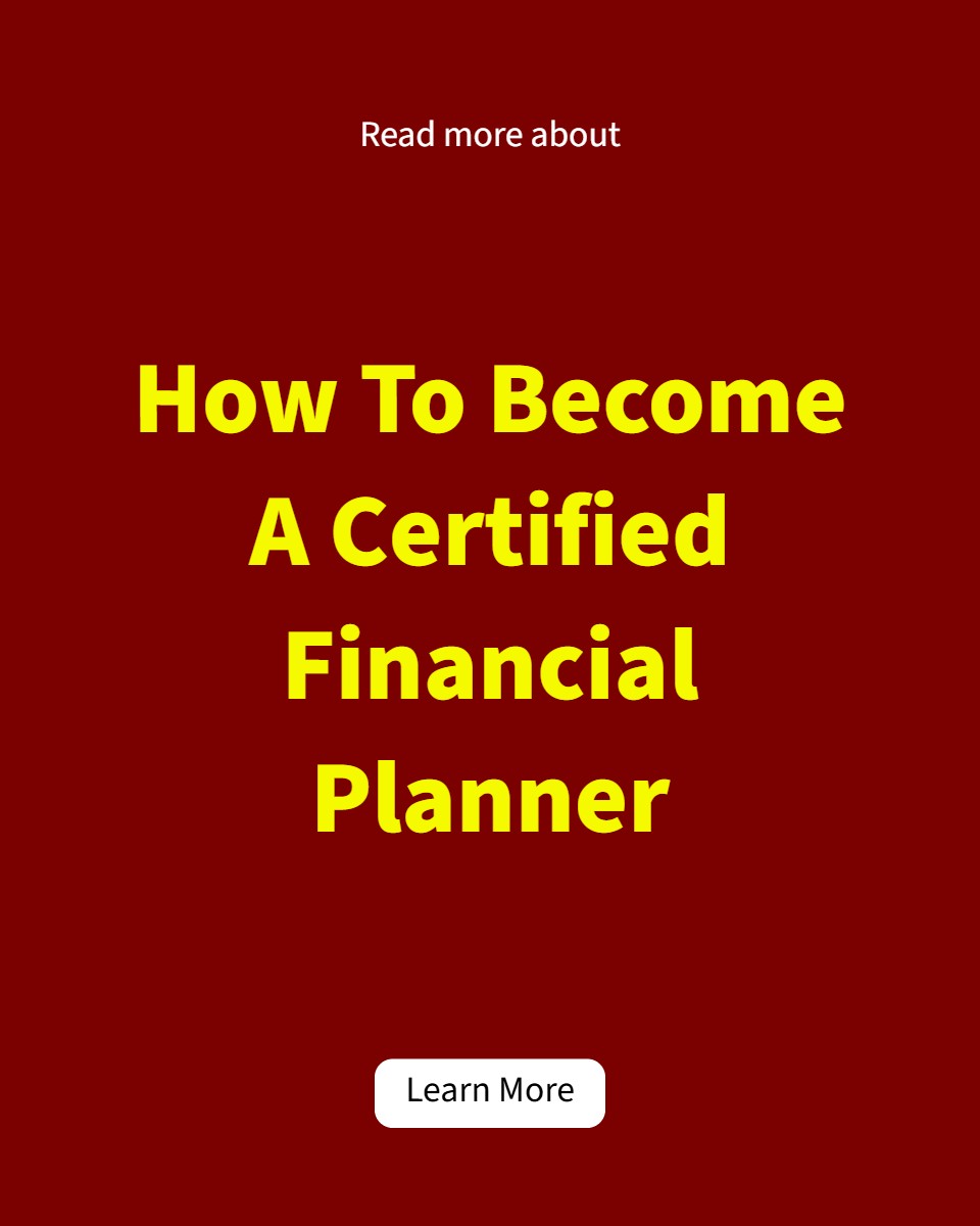 Service Savvy Facebook ad: Learn About Becoming a Certified Financial Planner