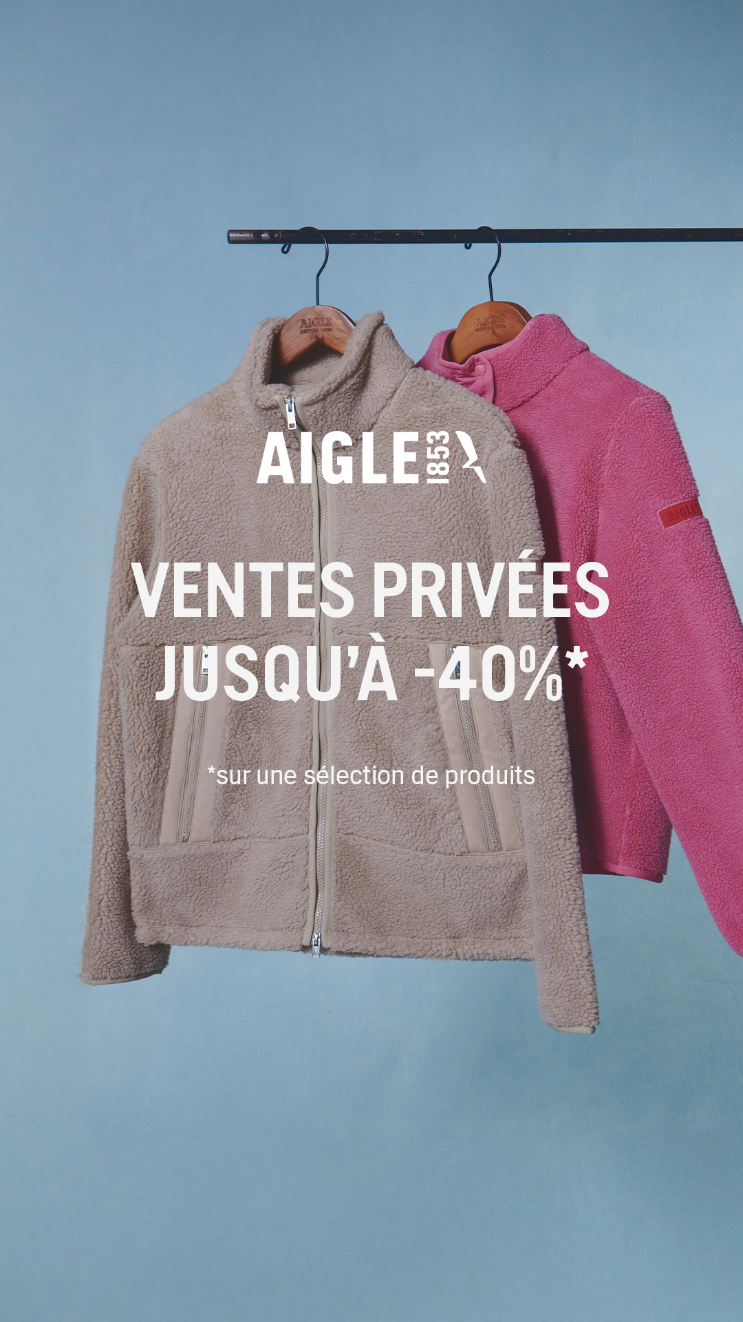 Aigle Facebook ad: Ventes Privées