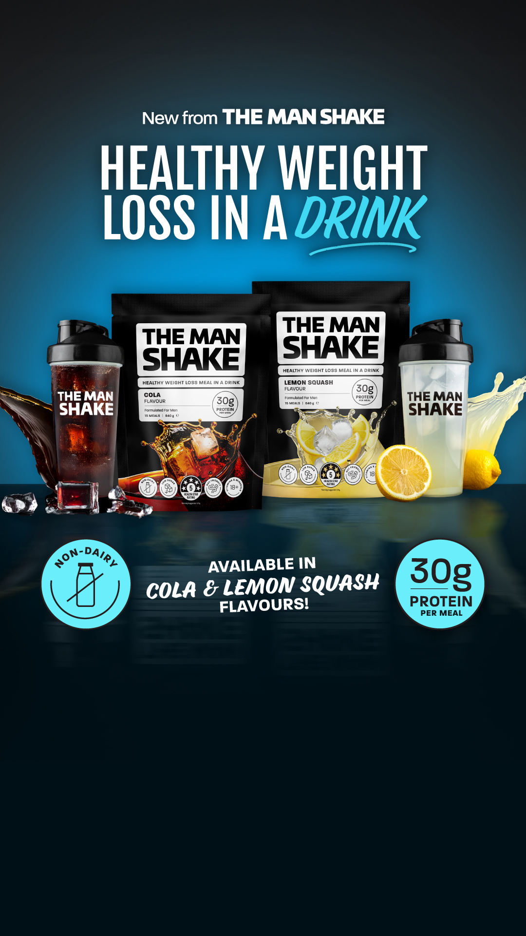 The MAN Shake Facebook ad