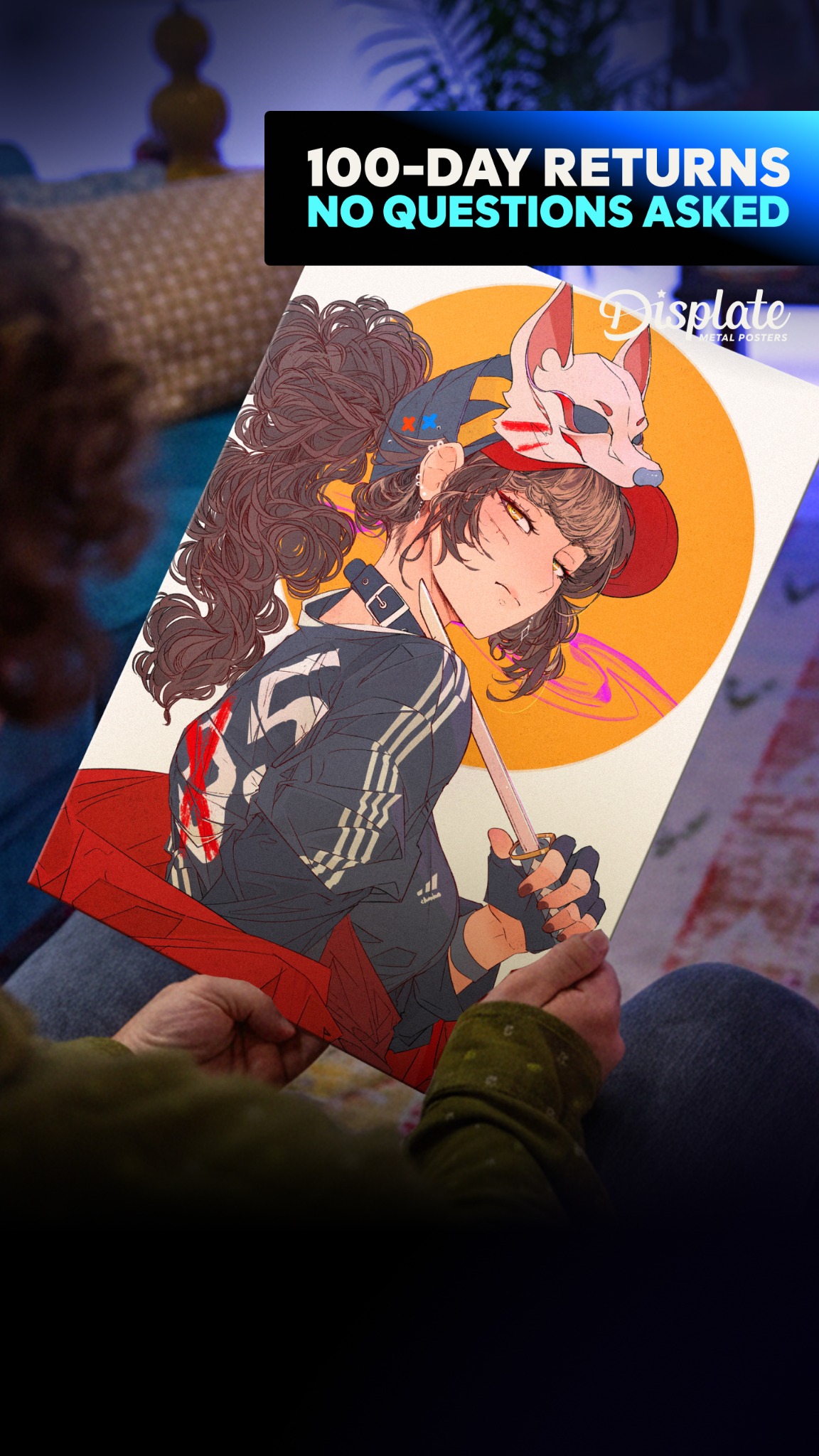 Displate Facebook ad
