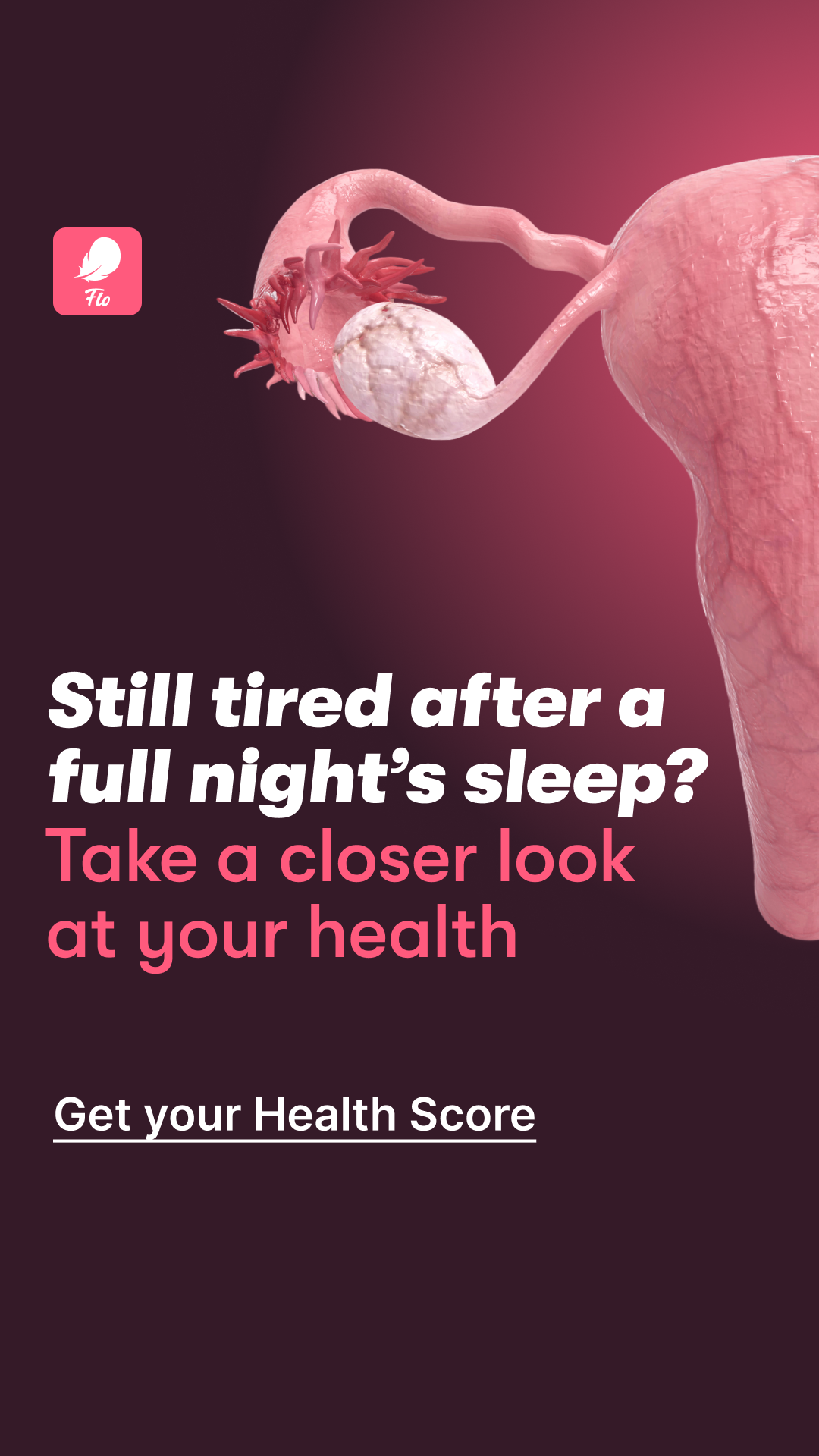 Flo Period Tracker App Facebook ad