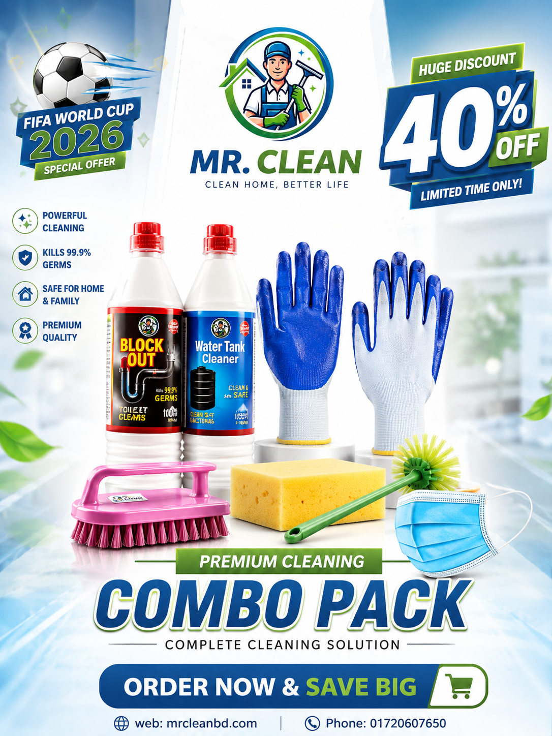 Mr. Clean BD Facebook ad