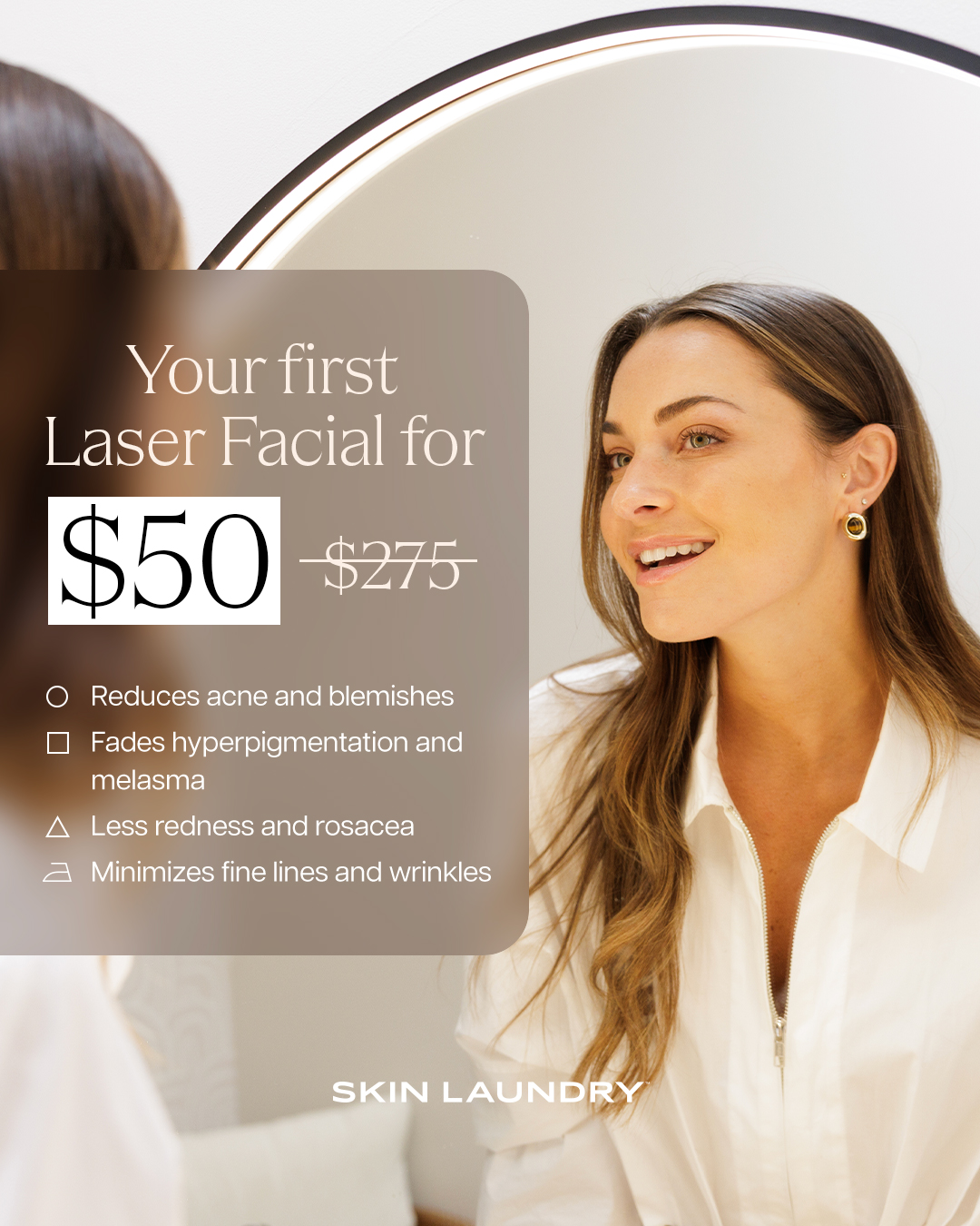 Skin Laundry Facebook ad