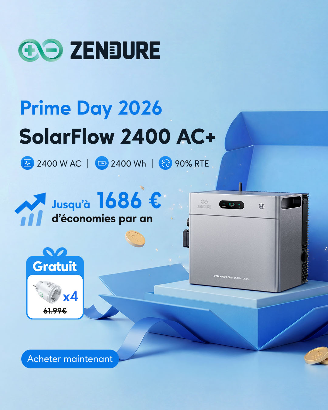 Zendure France Facebook ad