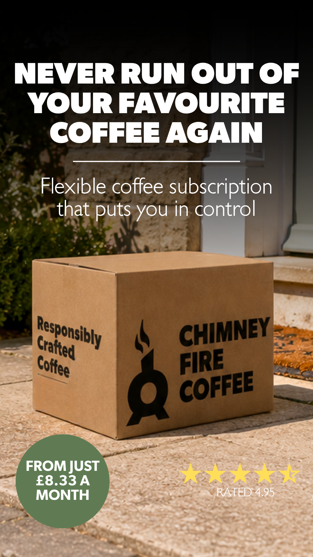 Chimney Fire Coffee Facebook ad