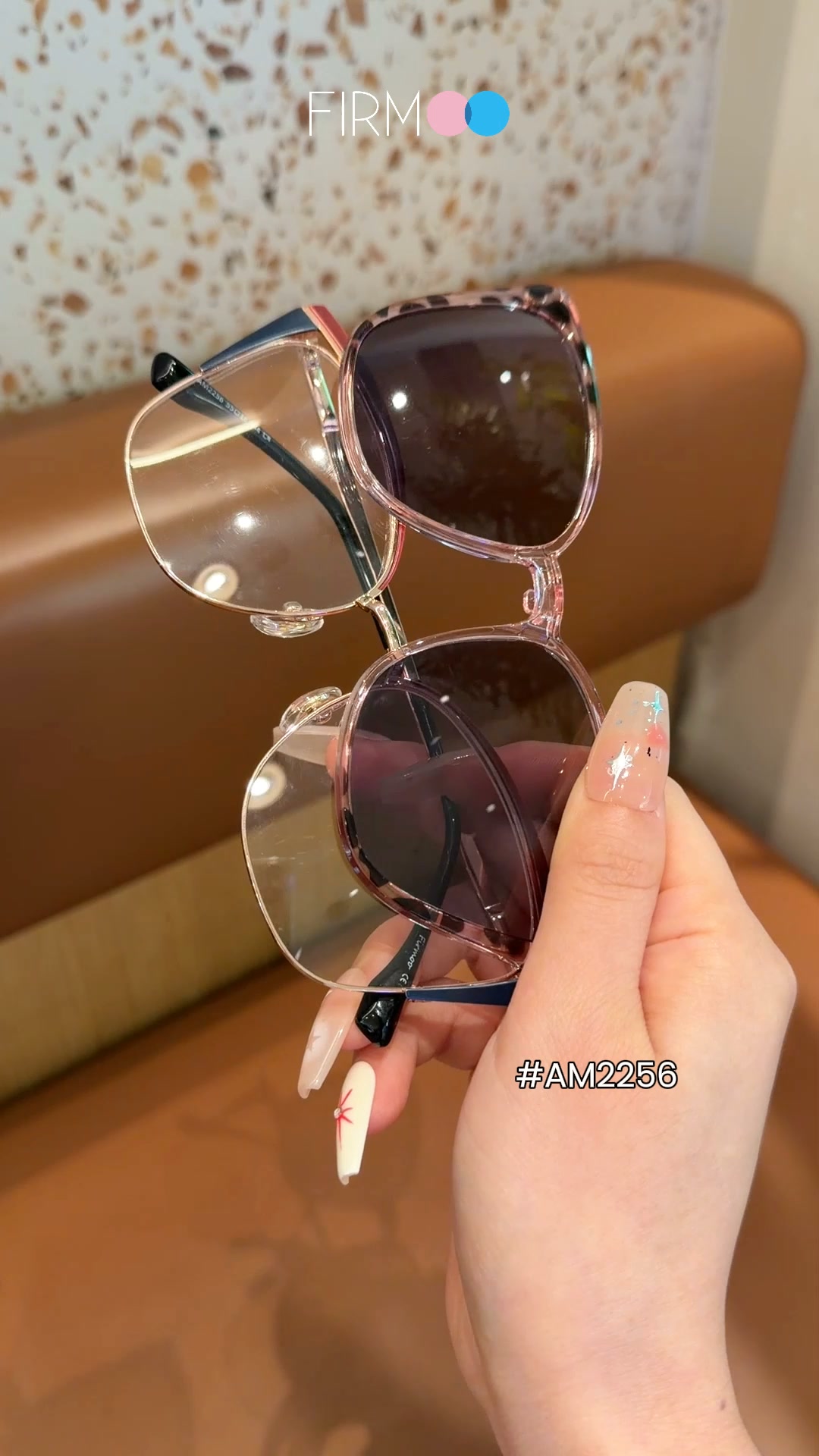 Firmoo Online Optical Store Facebook ad: Clip-on Sunglasses