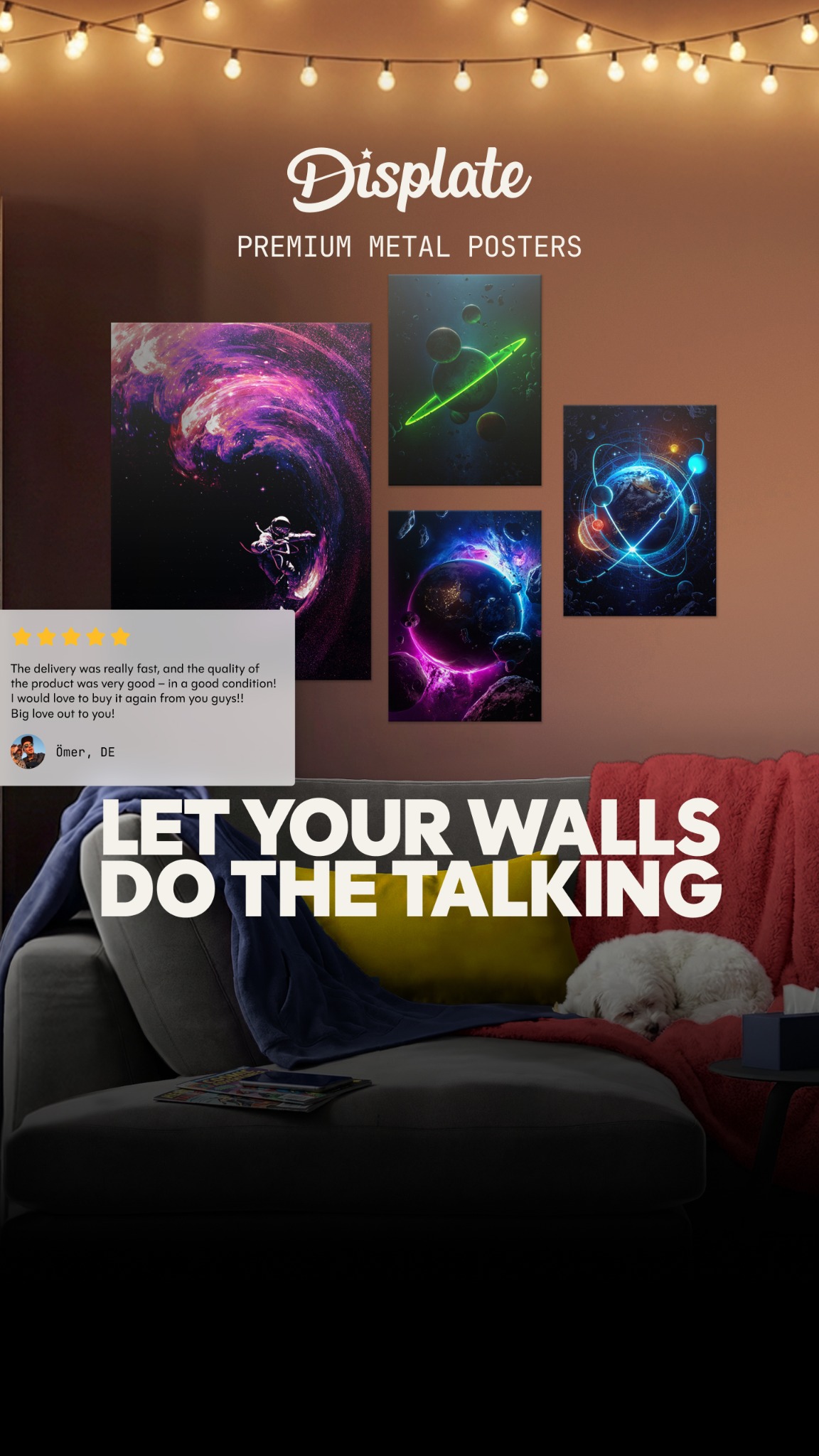 Displate Facebook ad