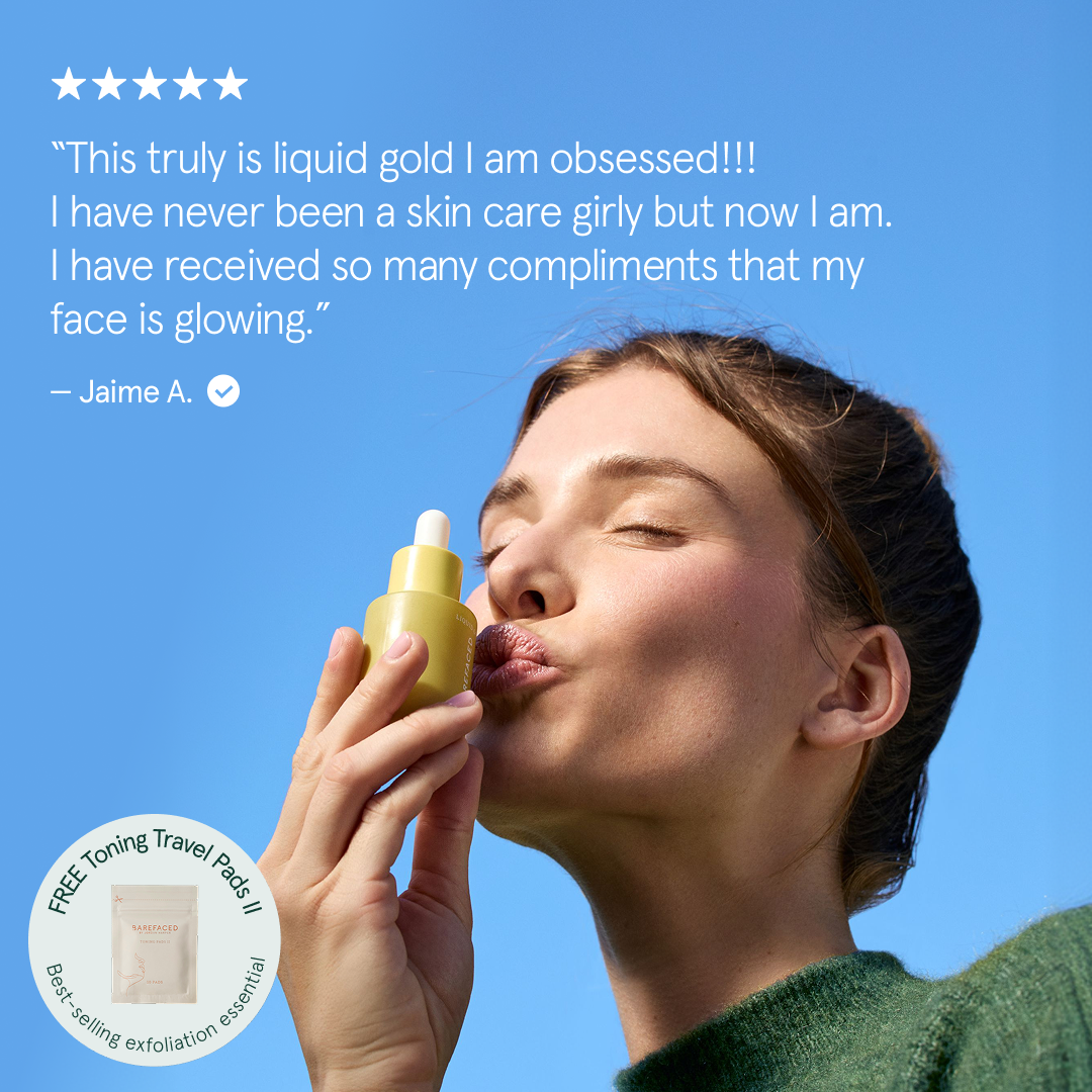 Barefaced Facebook ad