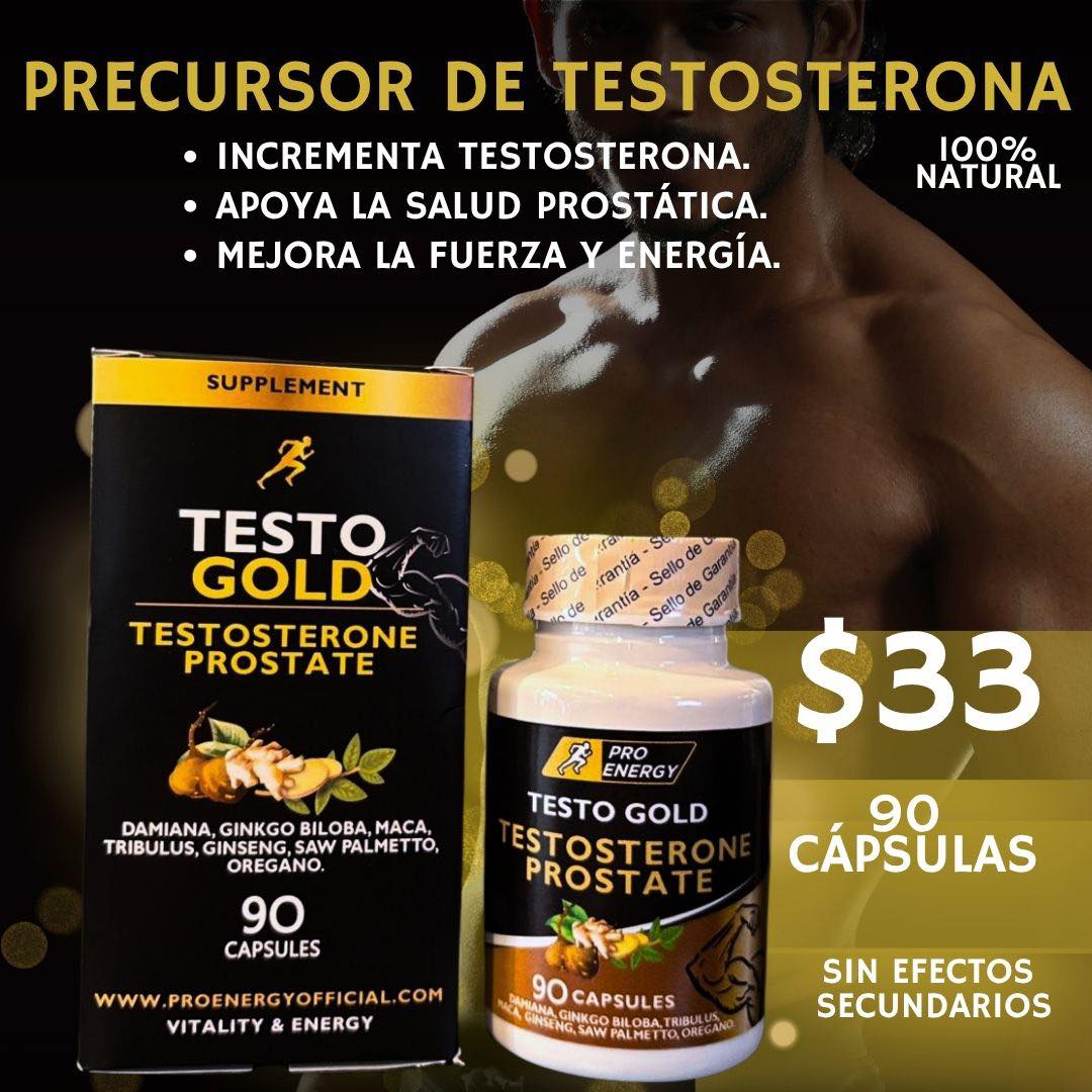 Natural Fitness Facebook ad: TESTO GOLD A BASE DE 7 PODEROSAS PLANTAS…
