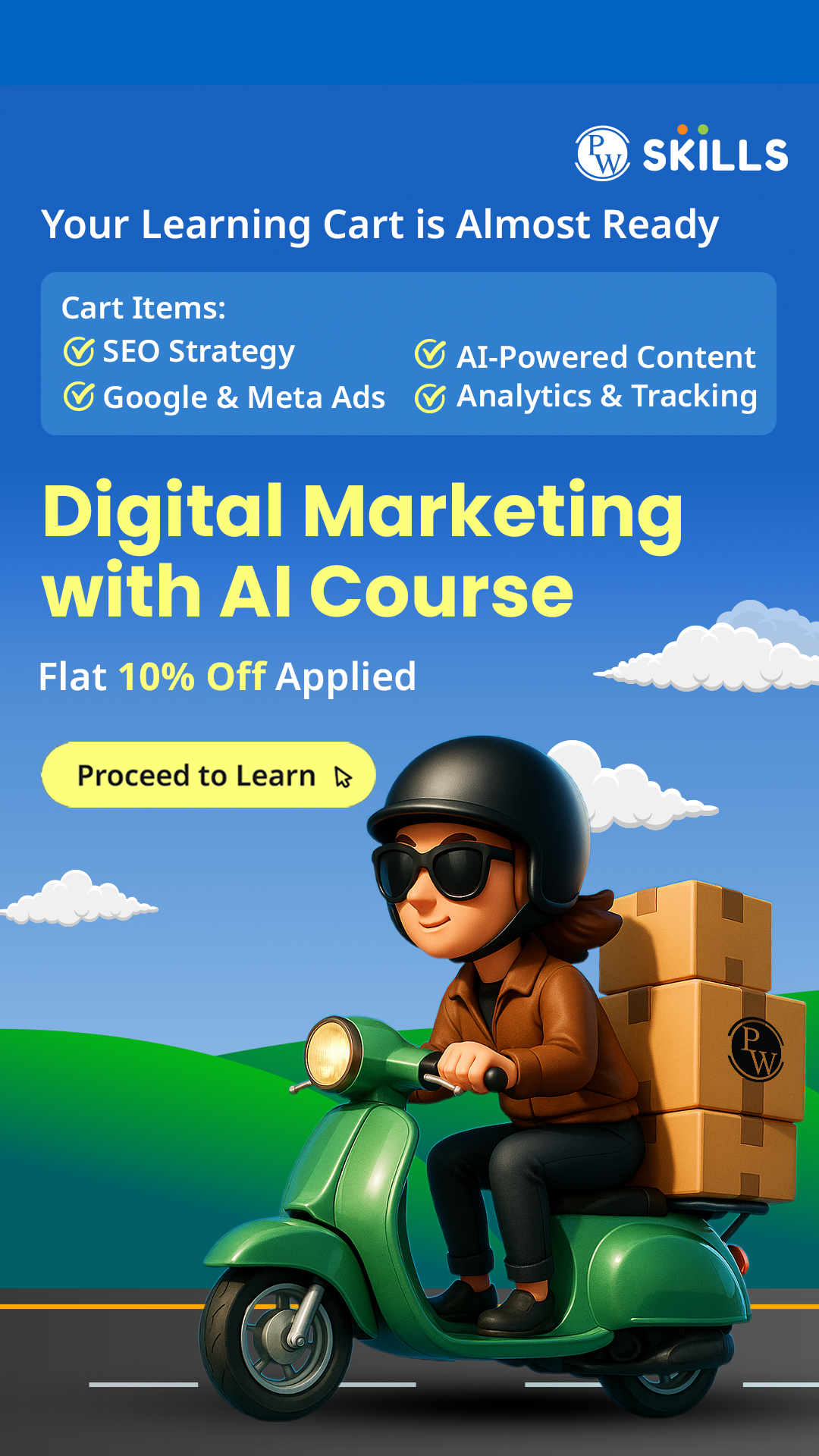 PW Skills Facebook ad