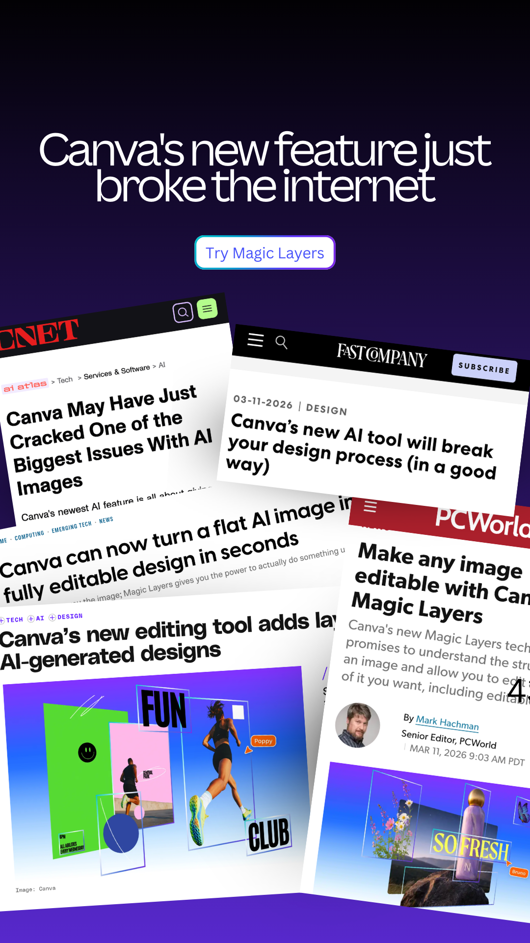 Canva Facebook ad