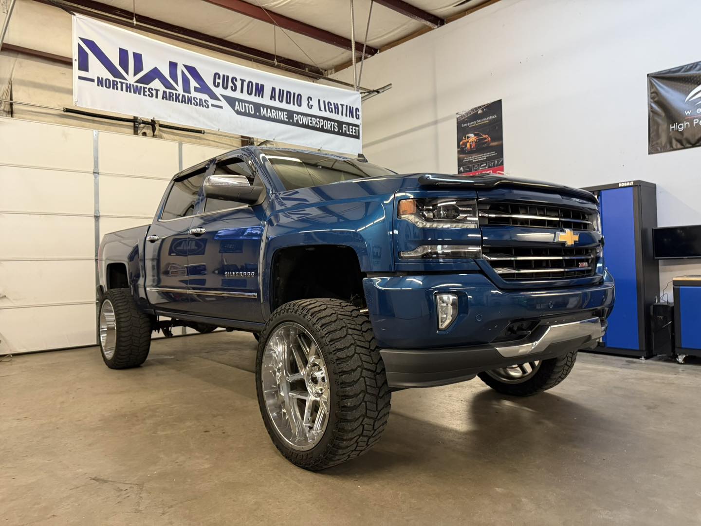 NWA Custom Audio & Lighting Facebook ad: This sub build features two Alpine ThinLine Type-R…