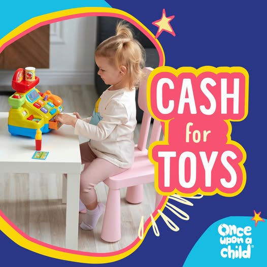Once Upon A Child - Universal City, TX Facebook ad: Cash For Kids Stuff!
