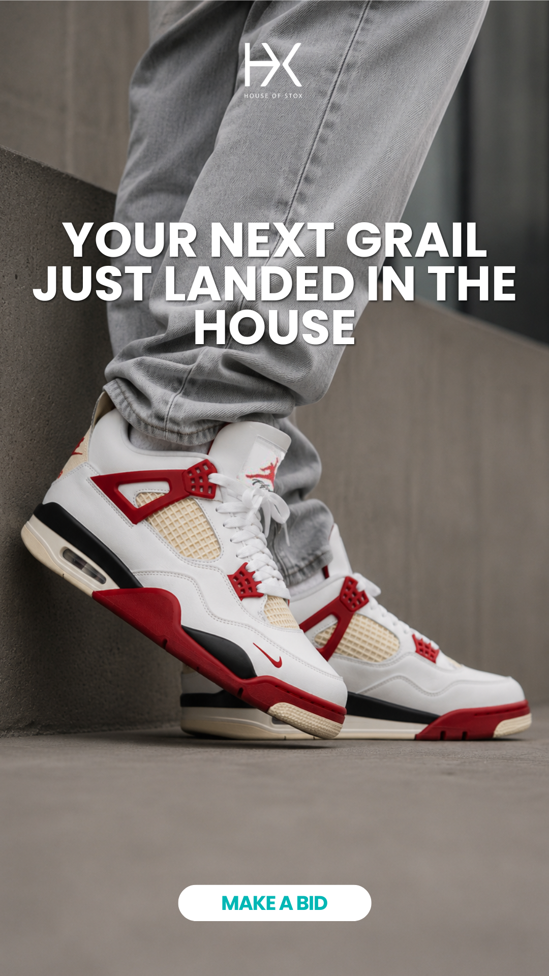 HouseofStox Facebook ad: Rare Finds Live Here