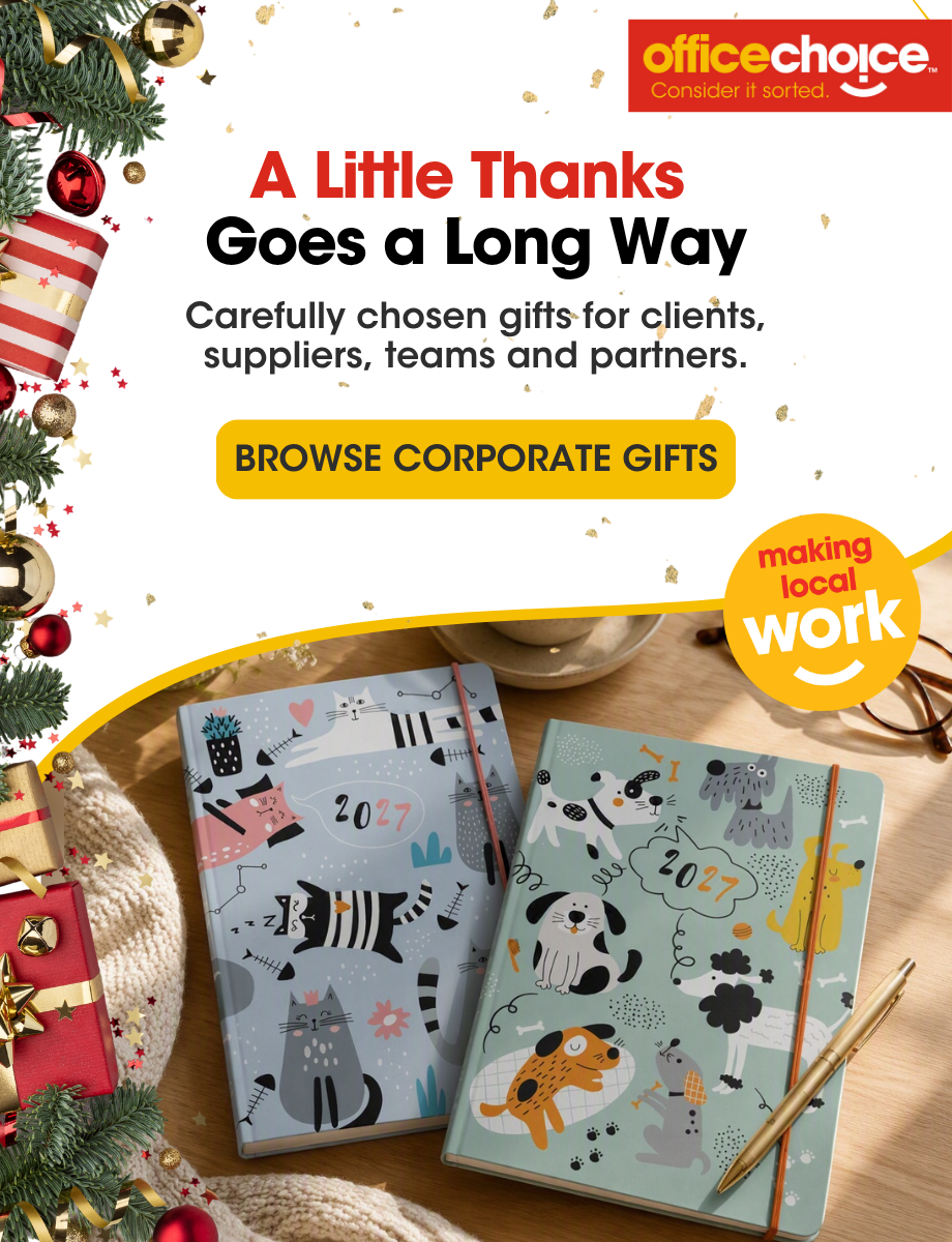 OfficeChoice Facebook ad: Gift 2027 Diaries