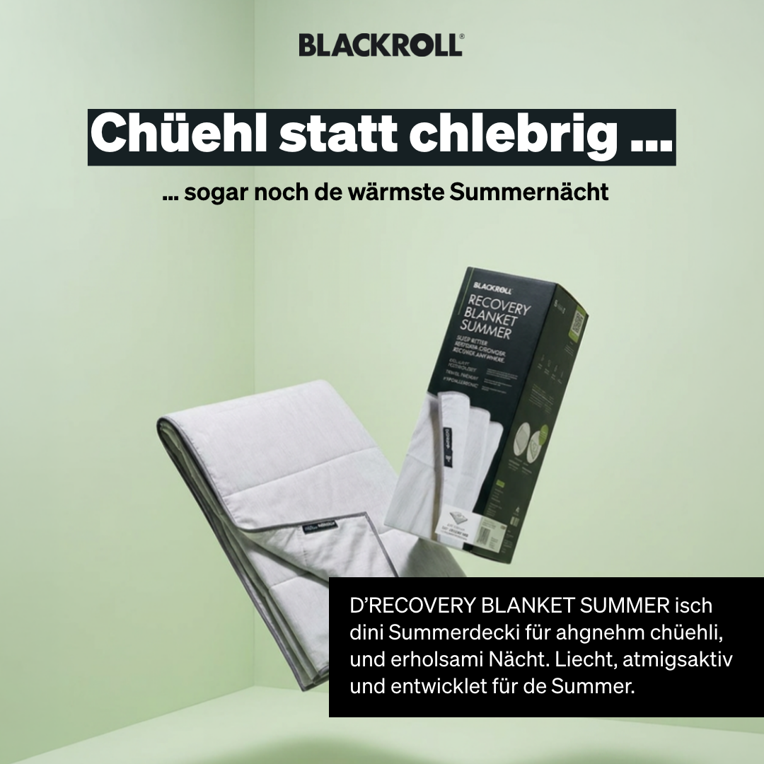 Blackroll Facebook ad: Erholsamer schlafen