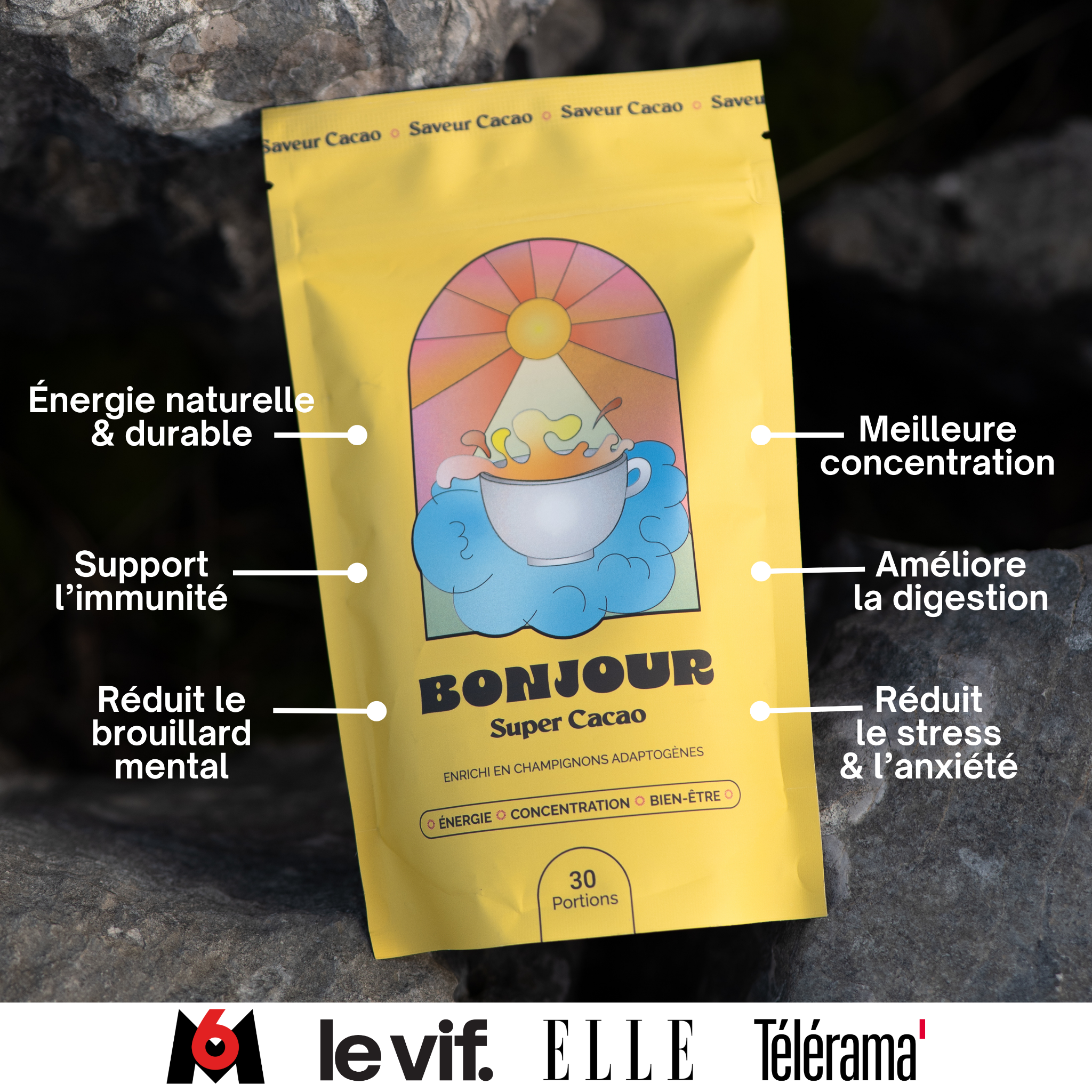 Bonjour Facebook ad