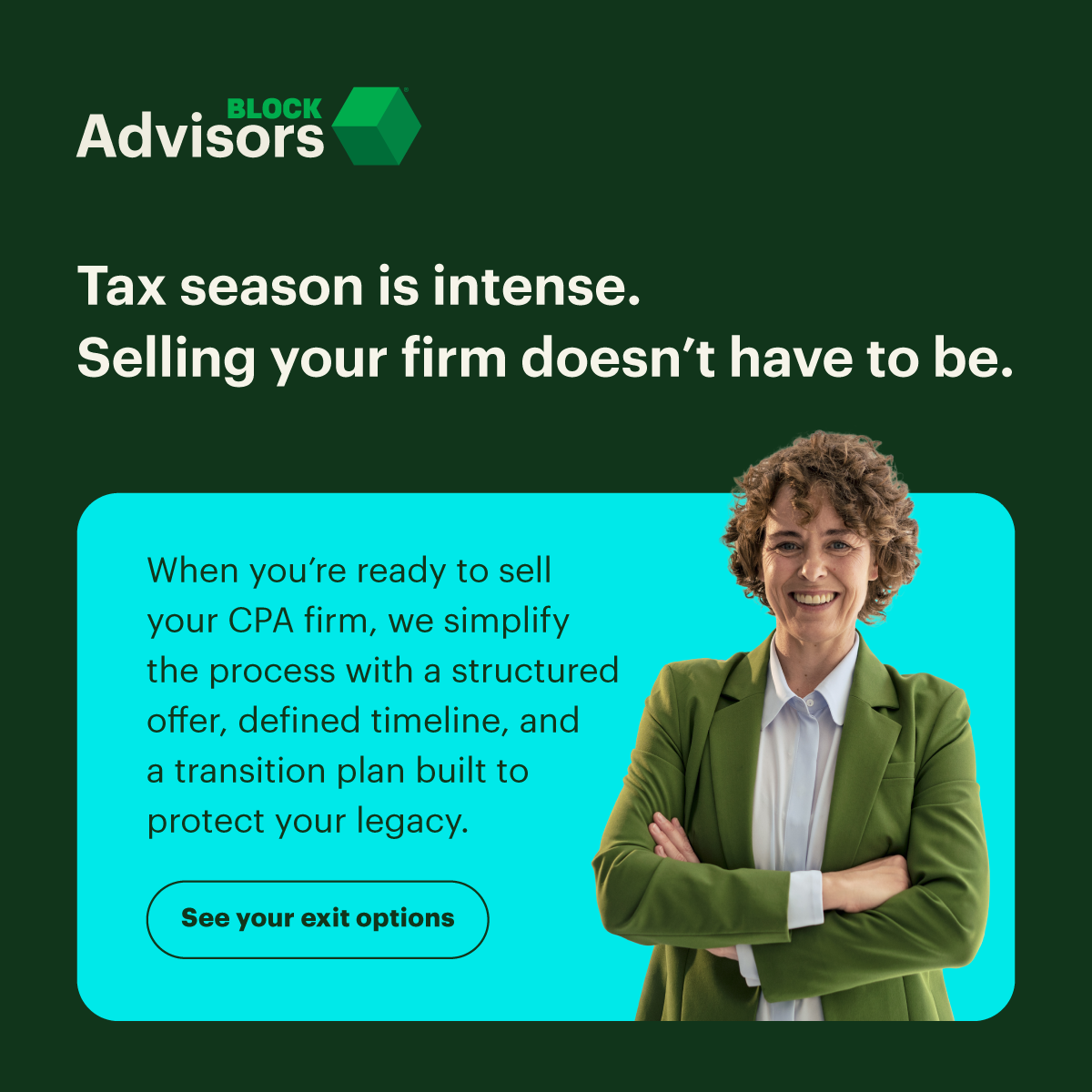 Block Advisors Facebook ad