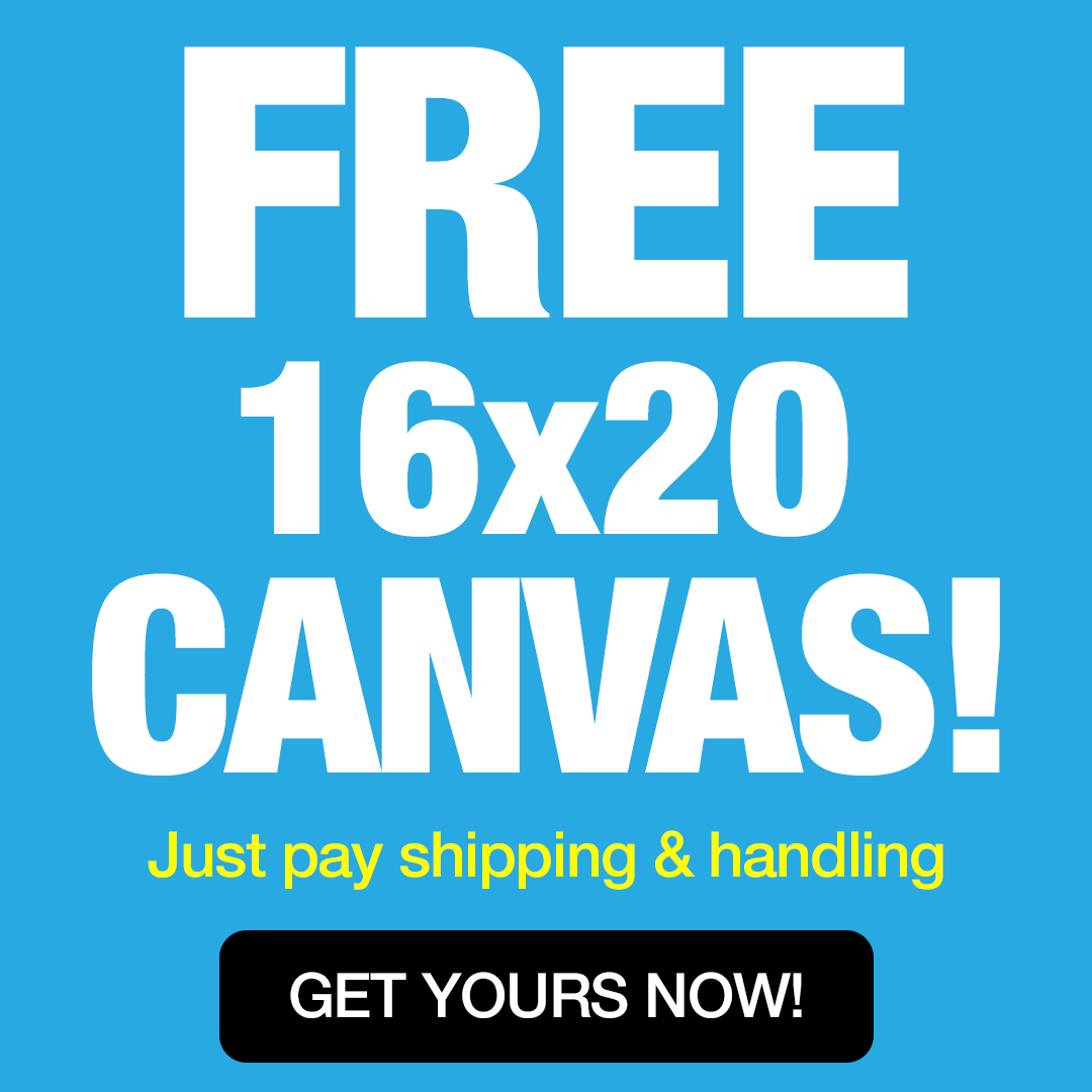 Simple Canvas Prints Facebook ad