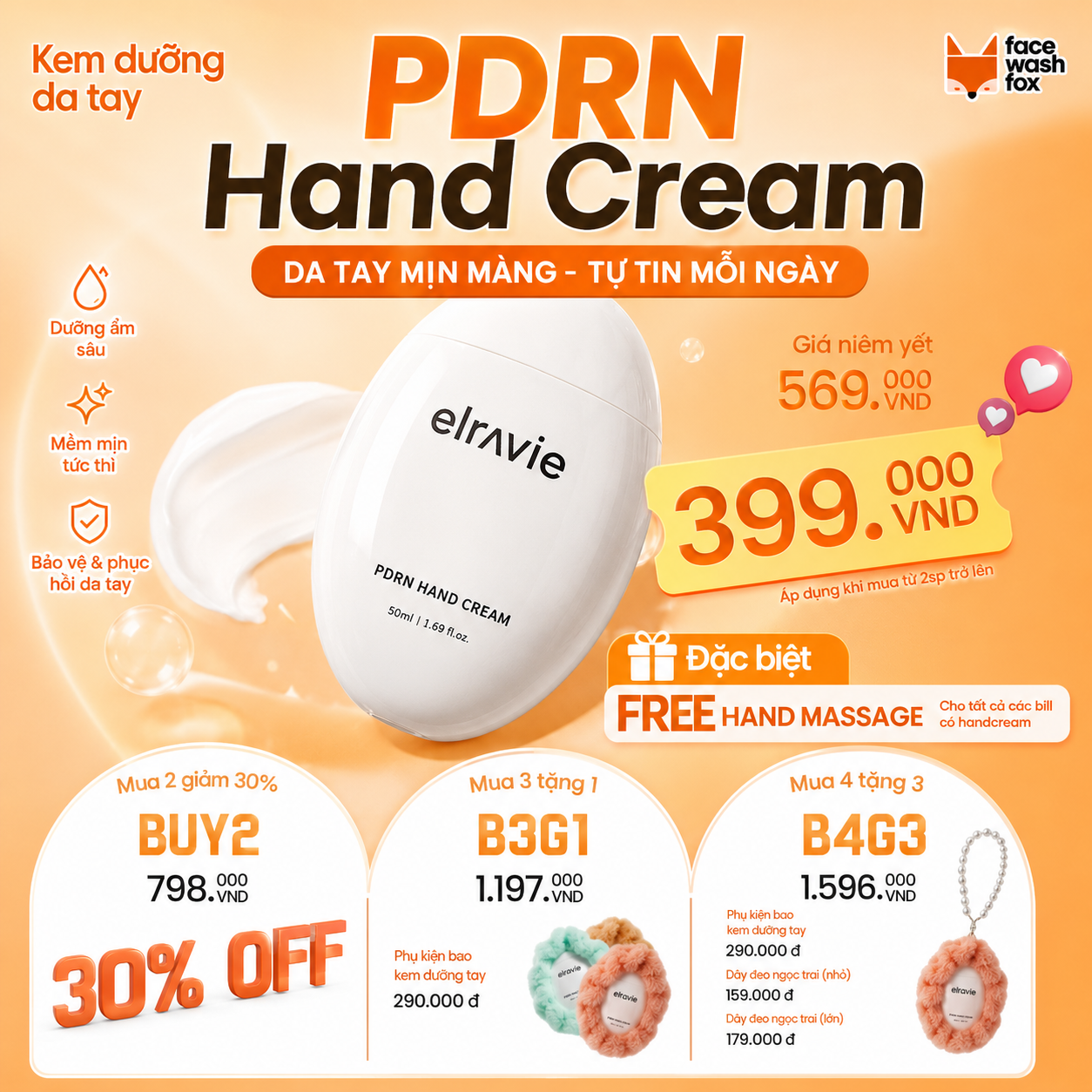 Face Wash Fox Facebook ad: Đặt hàng nhận ưu đãi!