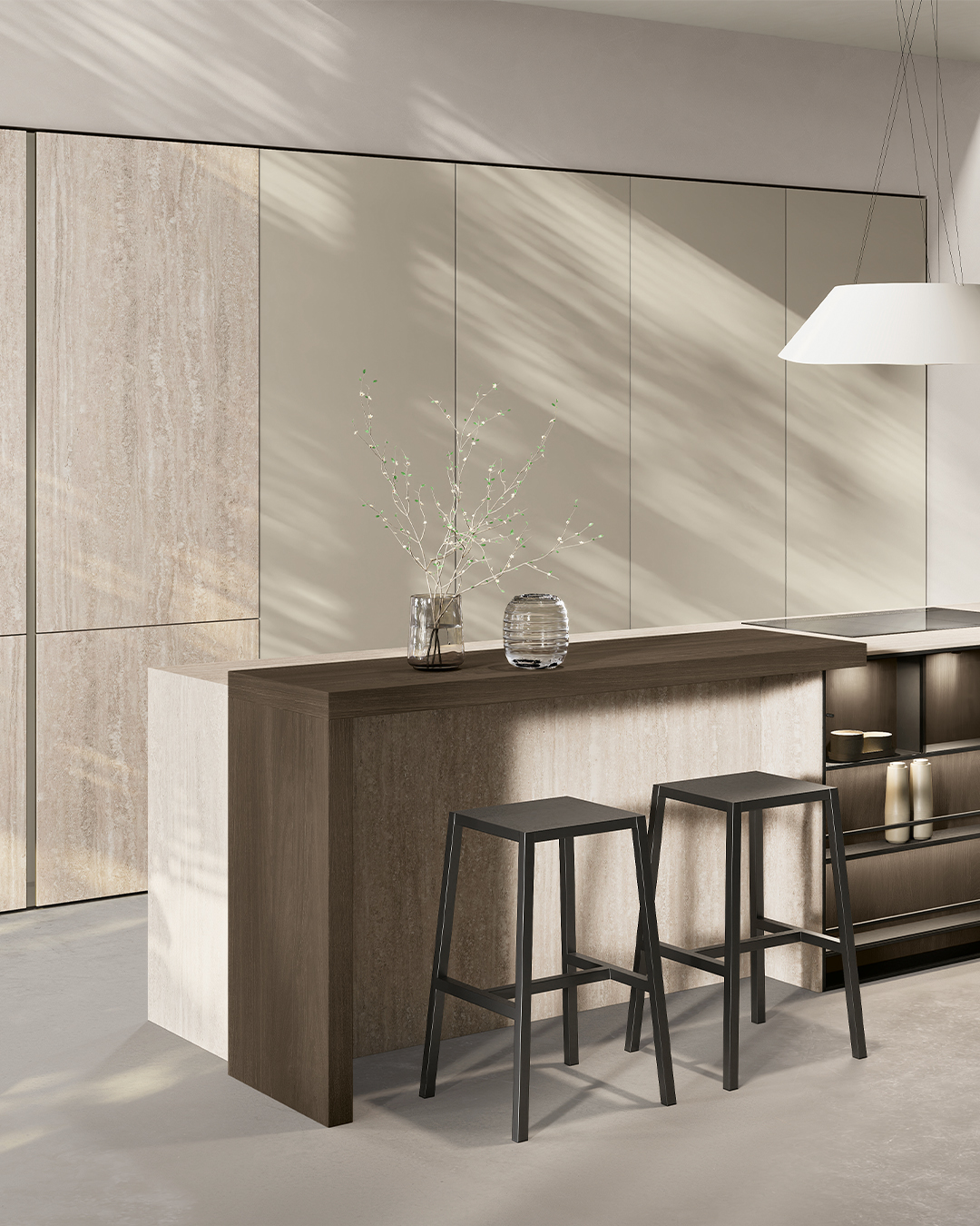 STOSA CUCINE Facebook ad: Materia e funzione si incontrano in questa cucina…