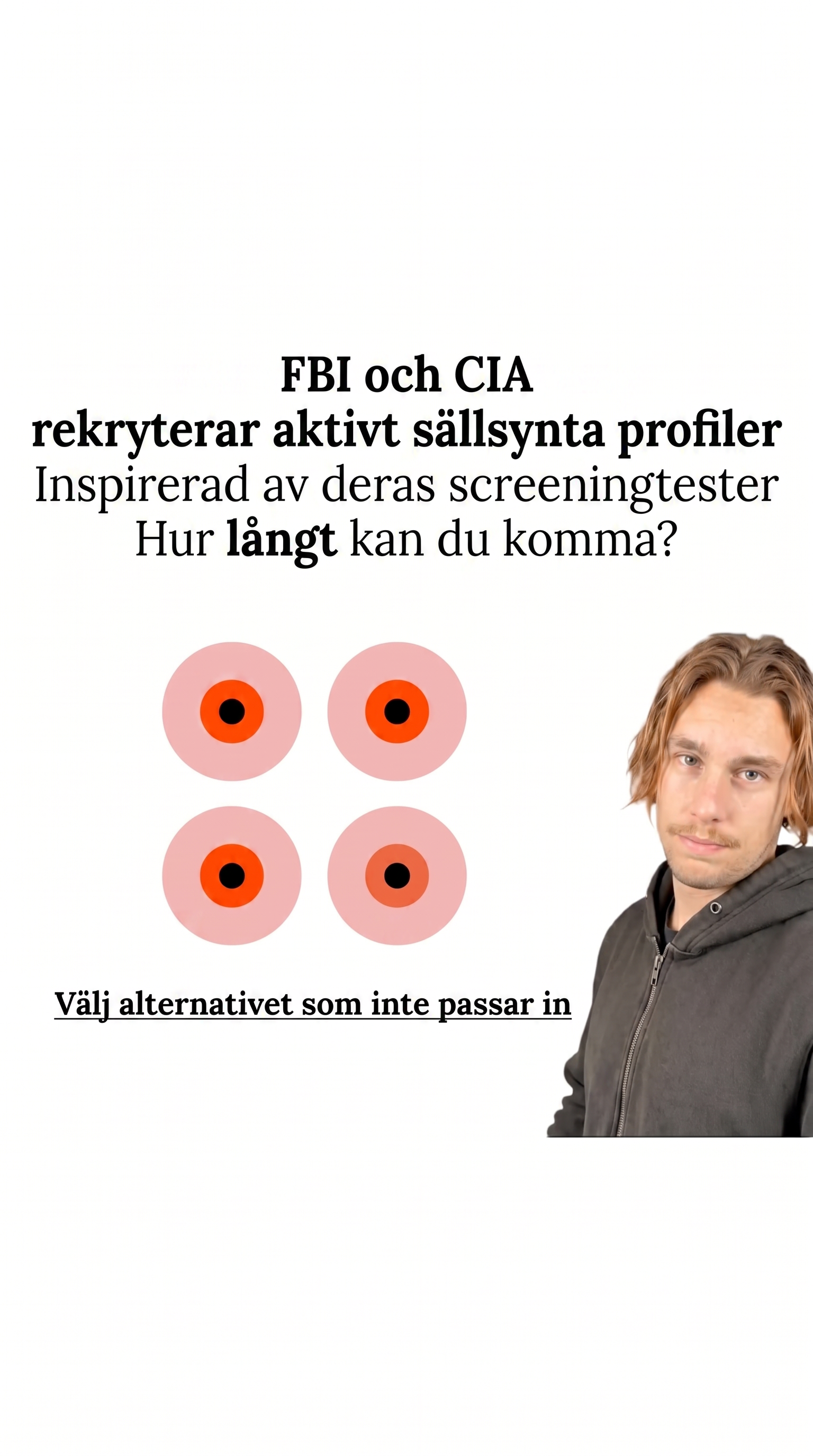 International Brain Test Facebook ad