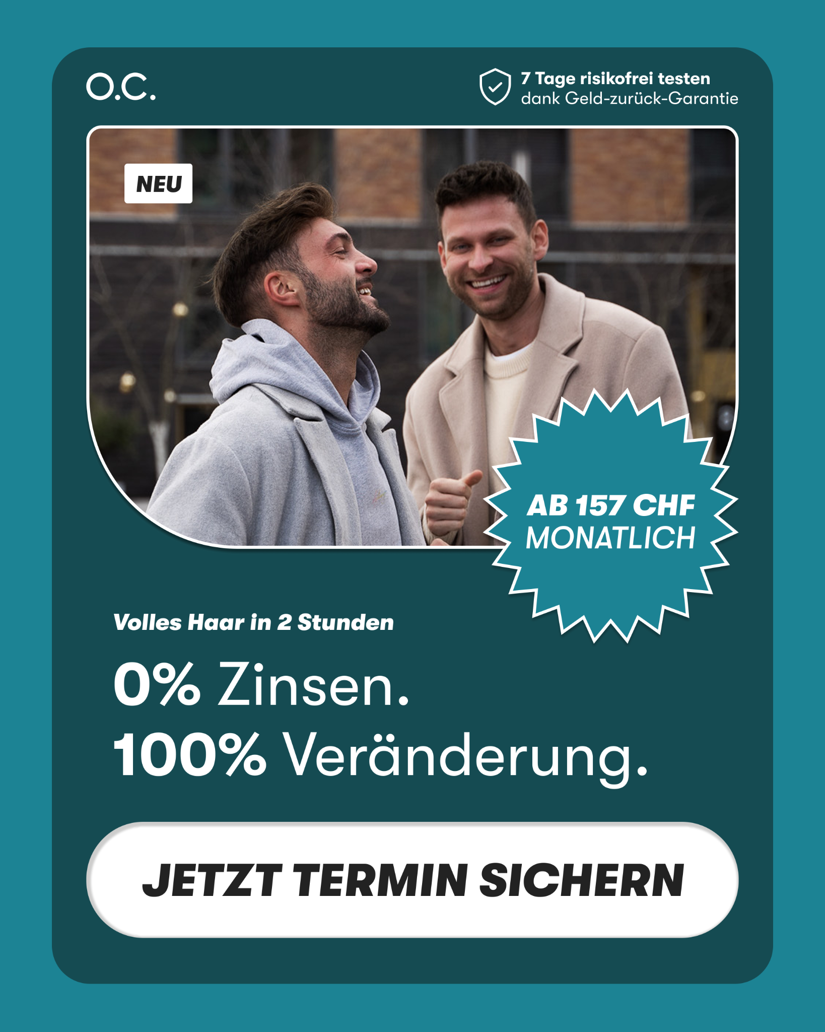 O.C. Hairsystems Facebook ad