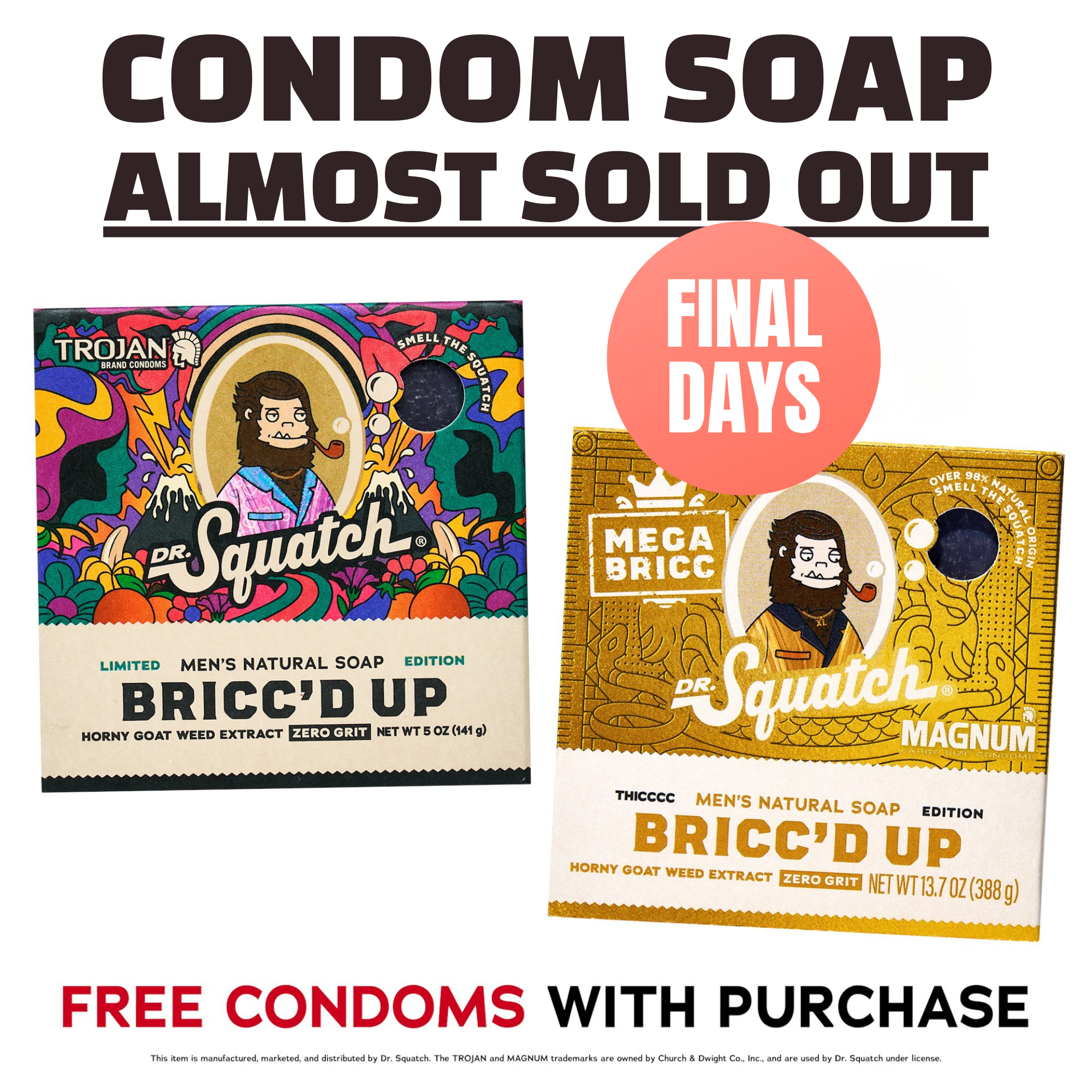 Dr. Squatch Facebook ad