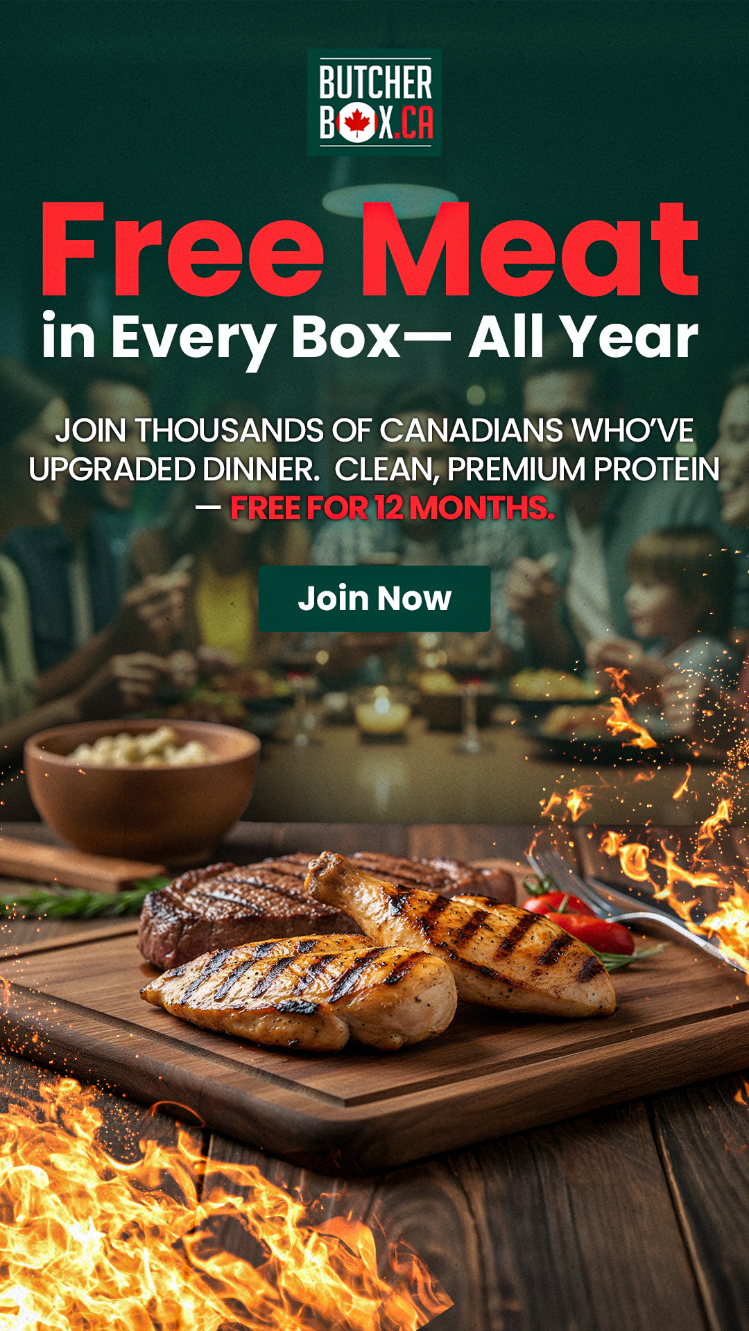 Butcher Box Facebook ad