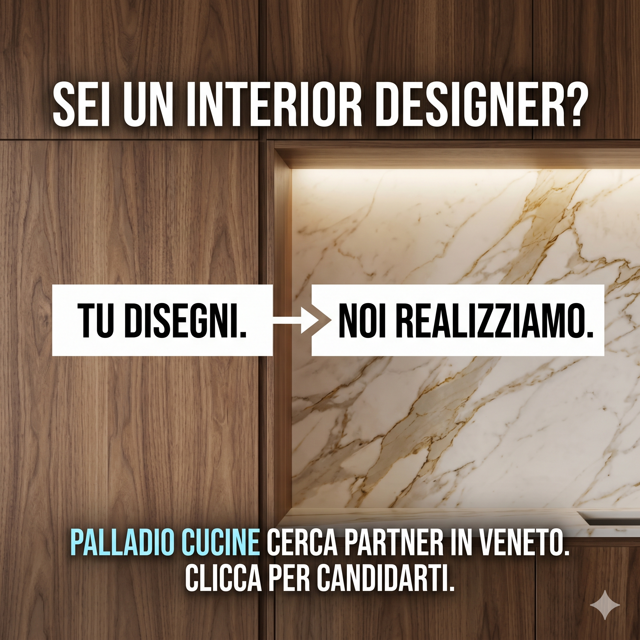 Palladio Cucine Facebook ad: Opportunità di collaborazione per Interior, Arredatori…
