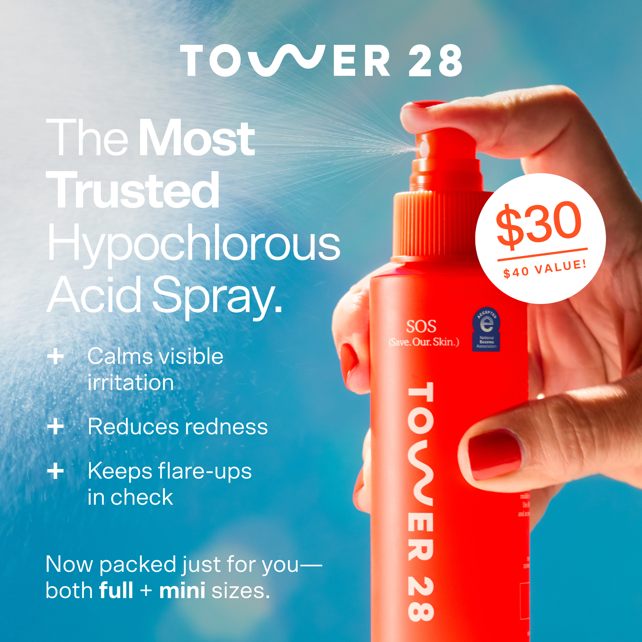 Tower 28 Beauty Facebook ad