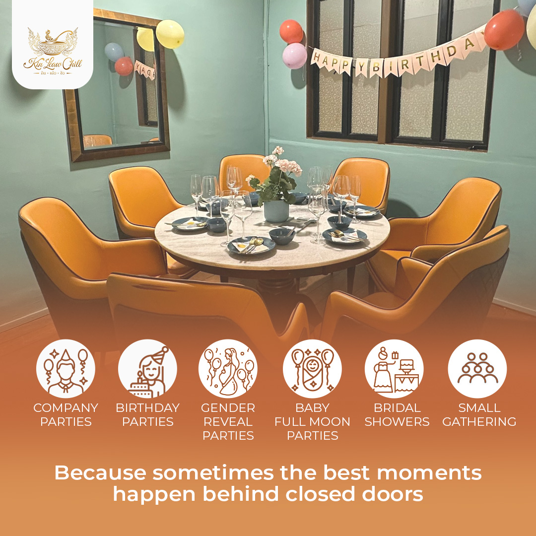 Kin Leaw Chill Thai Food Facebook ad: Having a party?