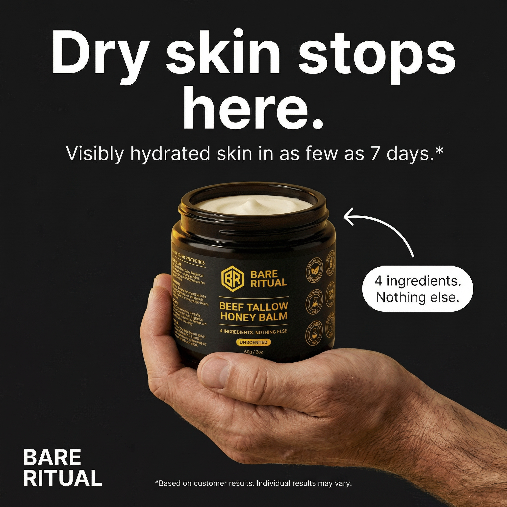 Bare Ritual Facebook ad