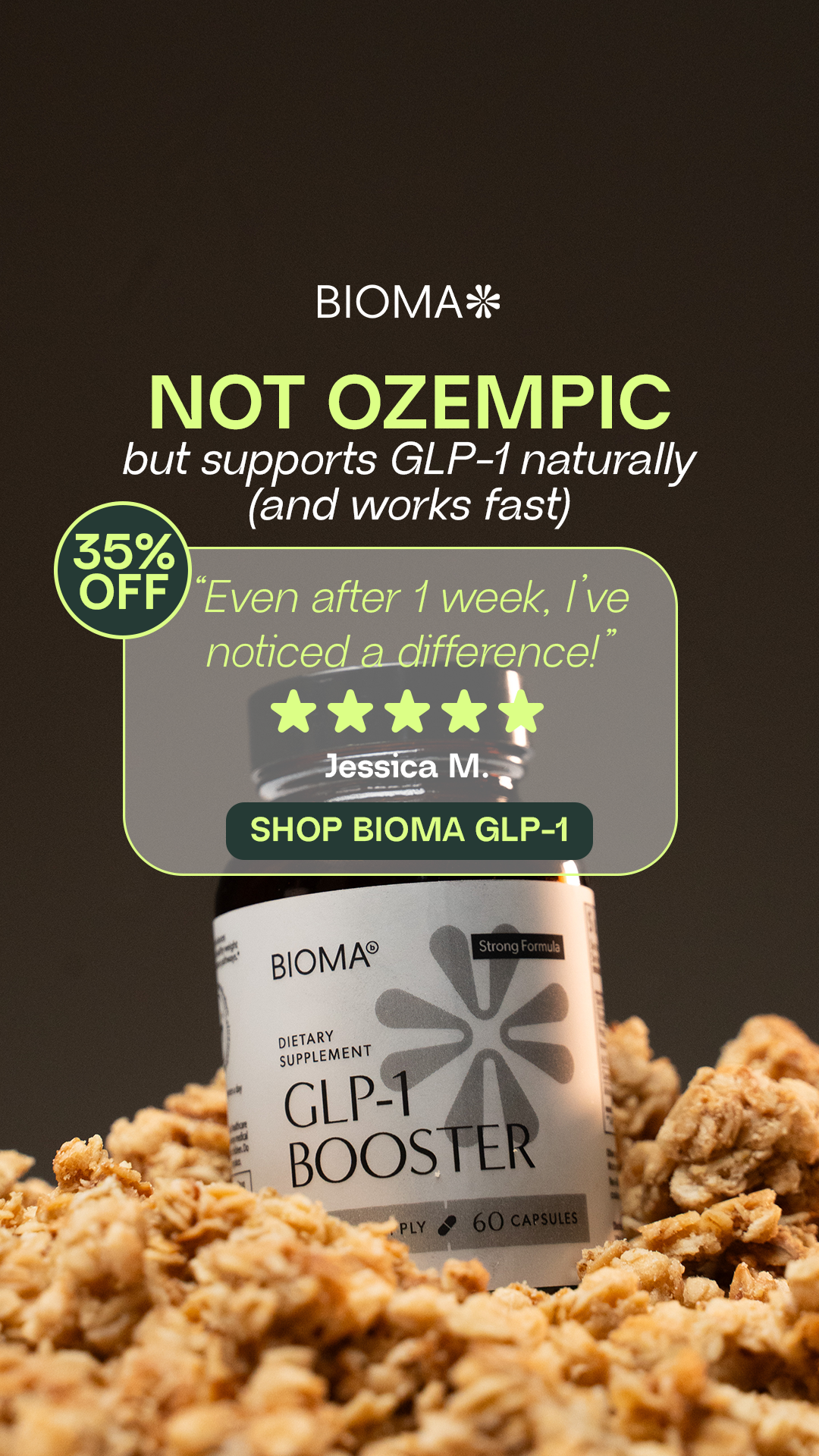 Bioma - GLP1 Booster Facebook ad