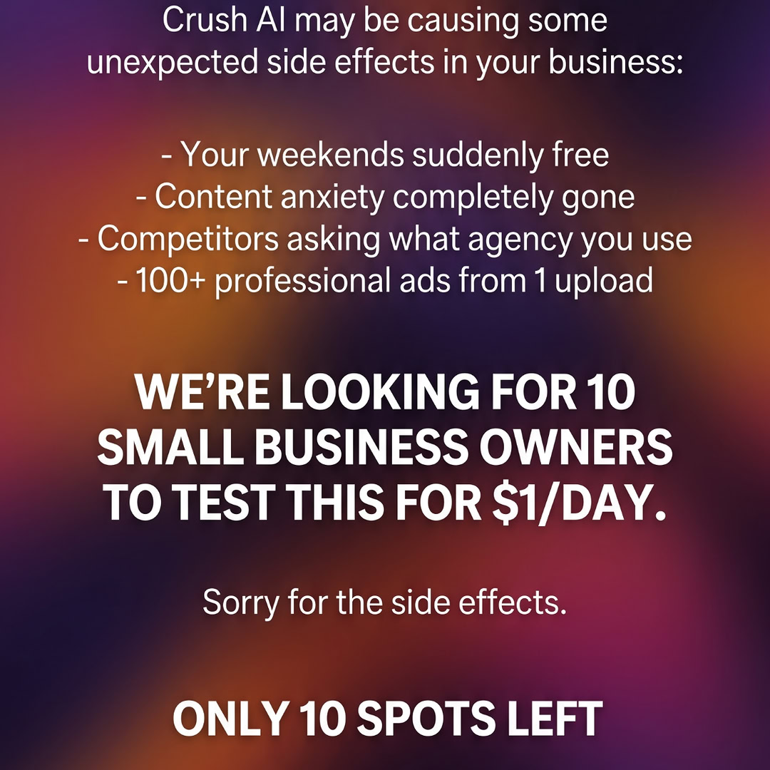 trycrush.ai Facebook ad