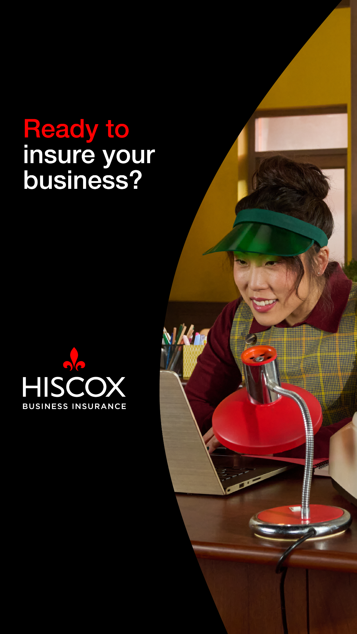 Hiscox Insurance Facebook ad