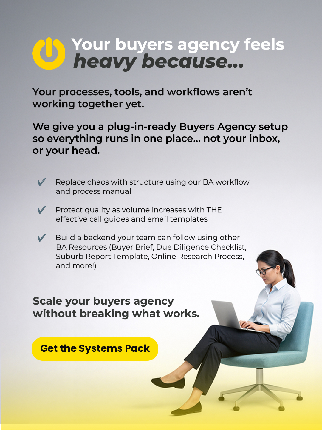 The Growth Hub Global Facebook ad: Stuck in a rut as a Buyers Agent?