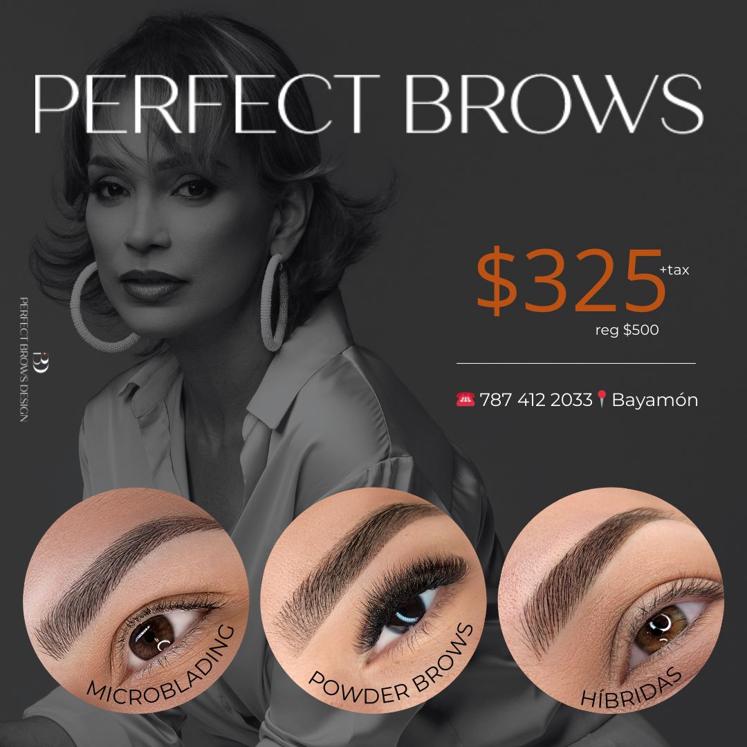 Perfect Brows Design PR Facebook ad: PERFECT BROWS