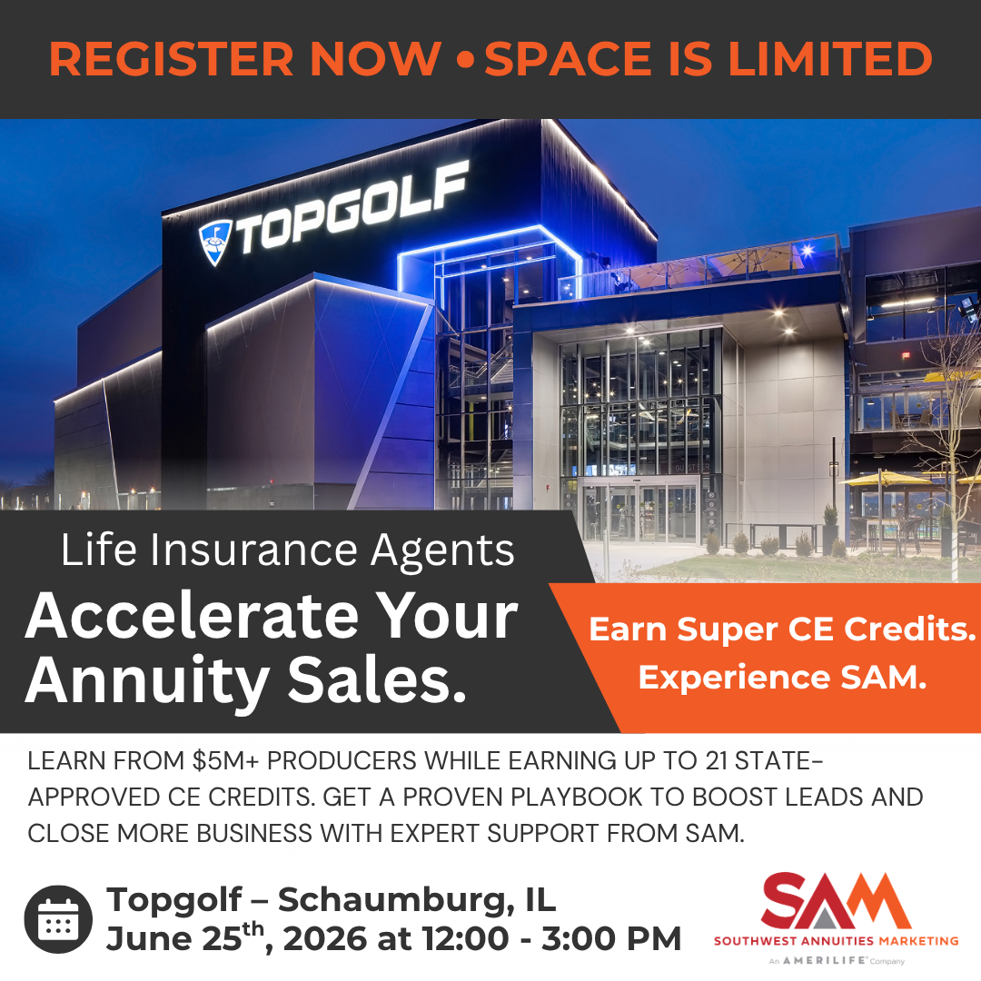 Southwest Annuities Marketing Facebook ad: Reserve your spot