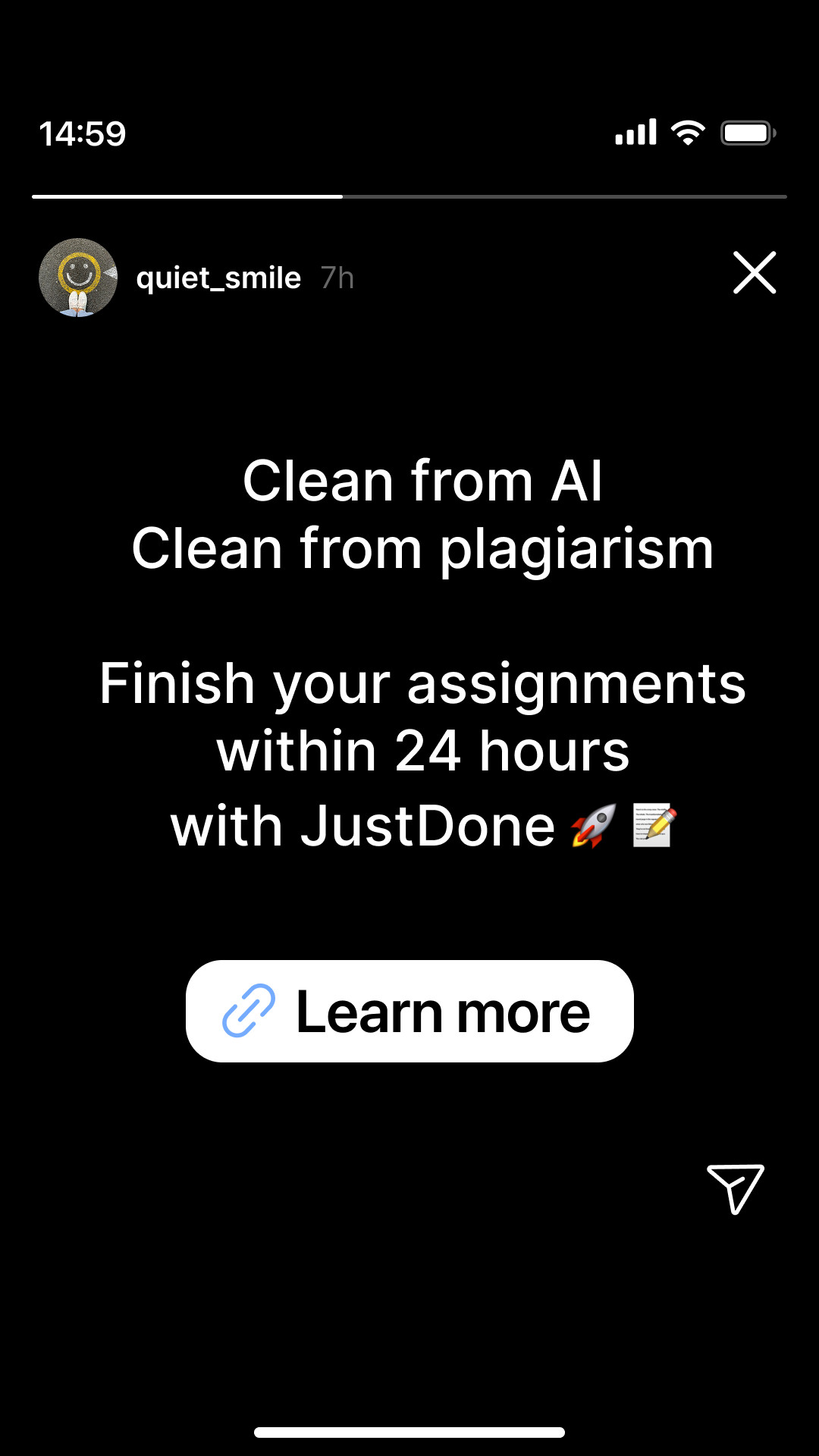 Justdone: All-in-one AI tool  Facebook ad