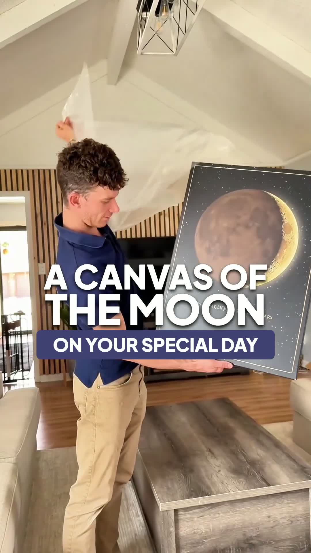 Moon Phase Prints Facebook ad: Personalised Moon Phase Print