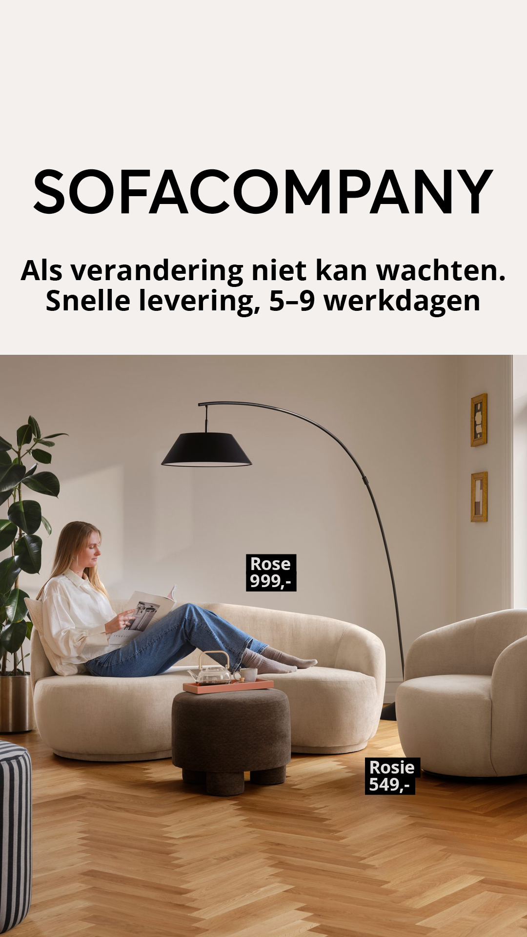 Sofacompany Facebook ad