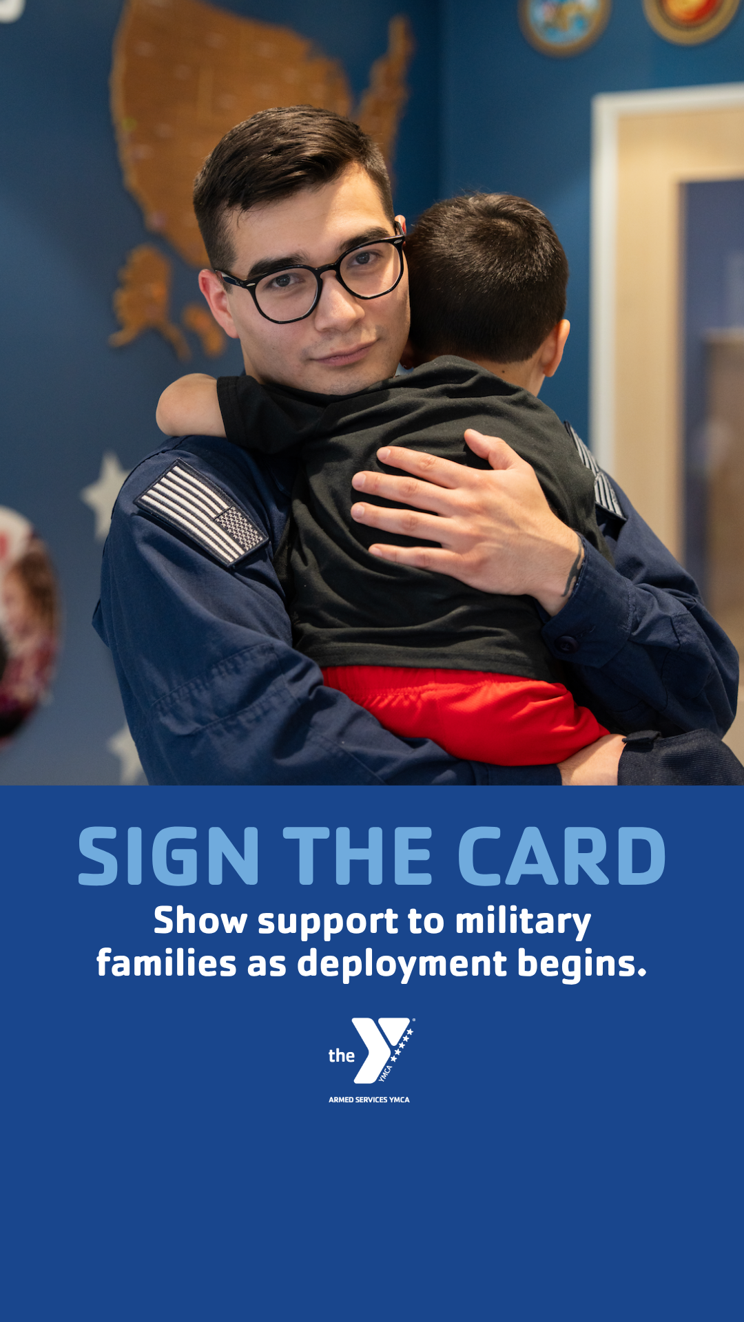 Armed Services YMCA Facebook ad
