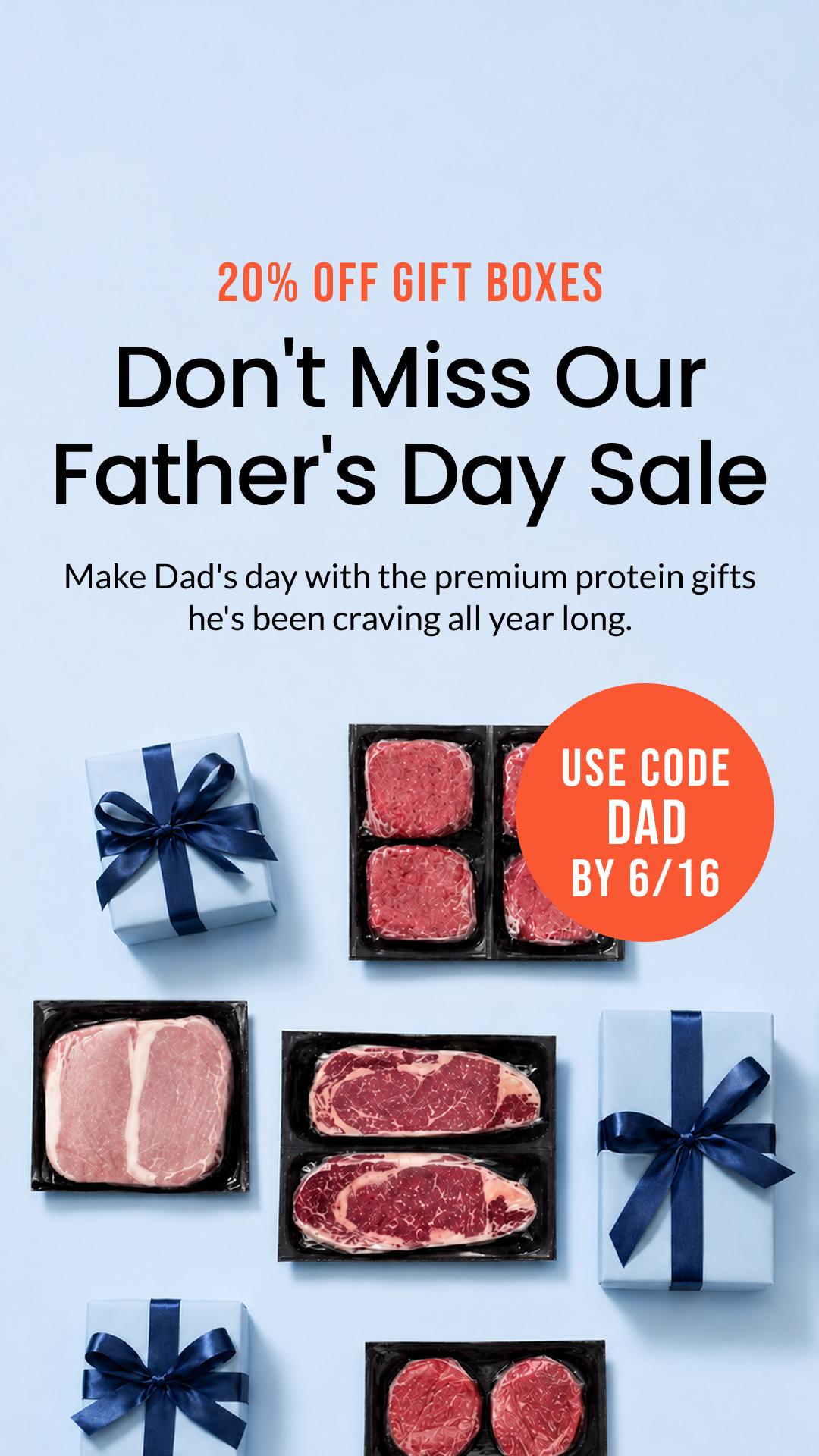 ButcherBox Facebook ad