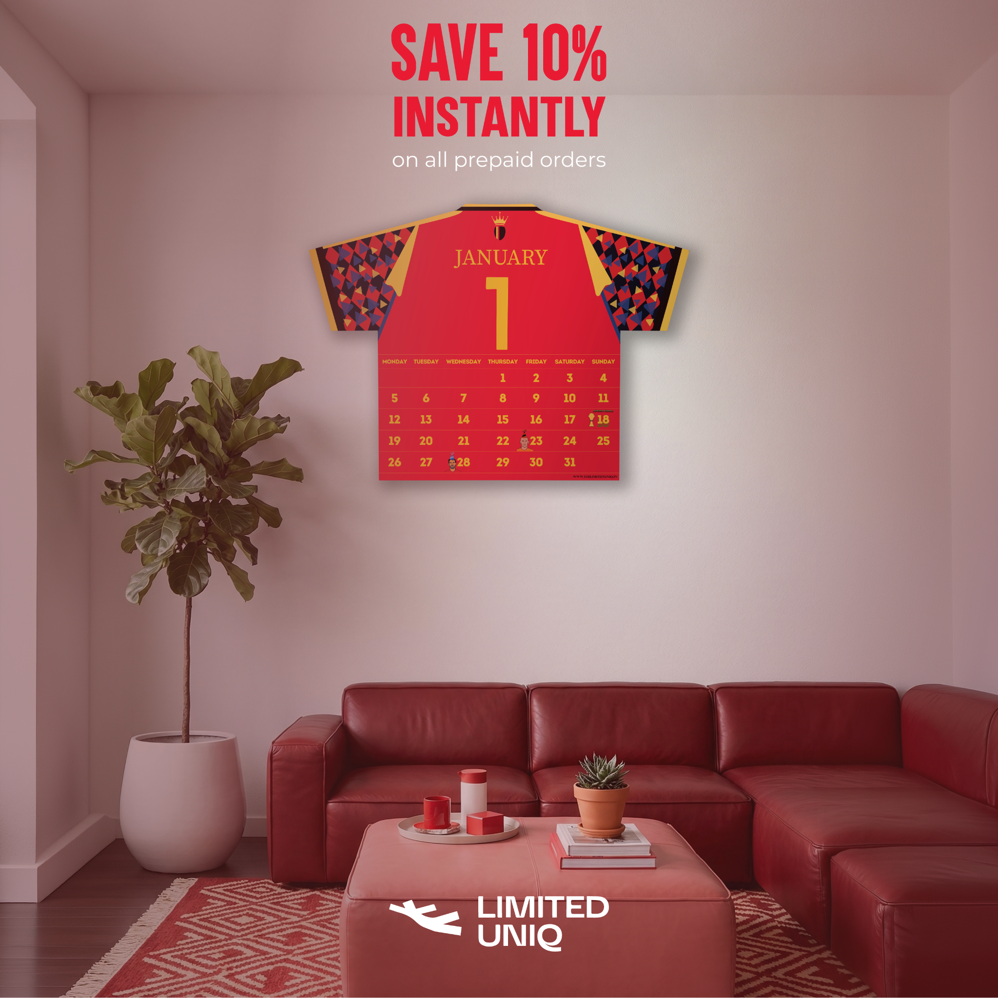 Limited Uniq Facebook ad: Not just a calendar, a collector’s piece for…
