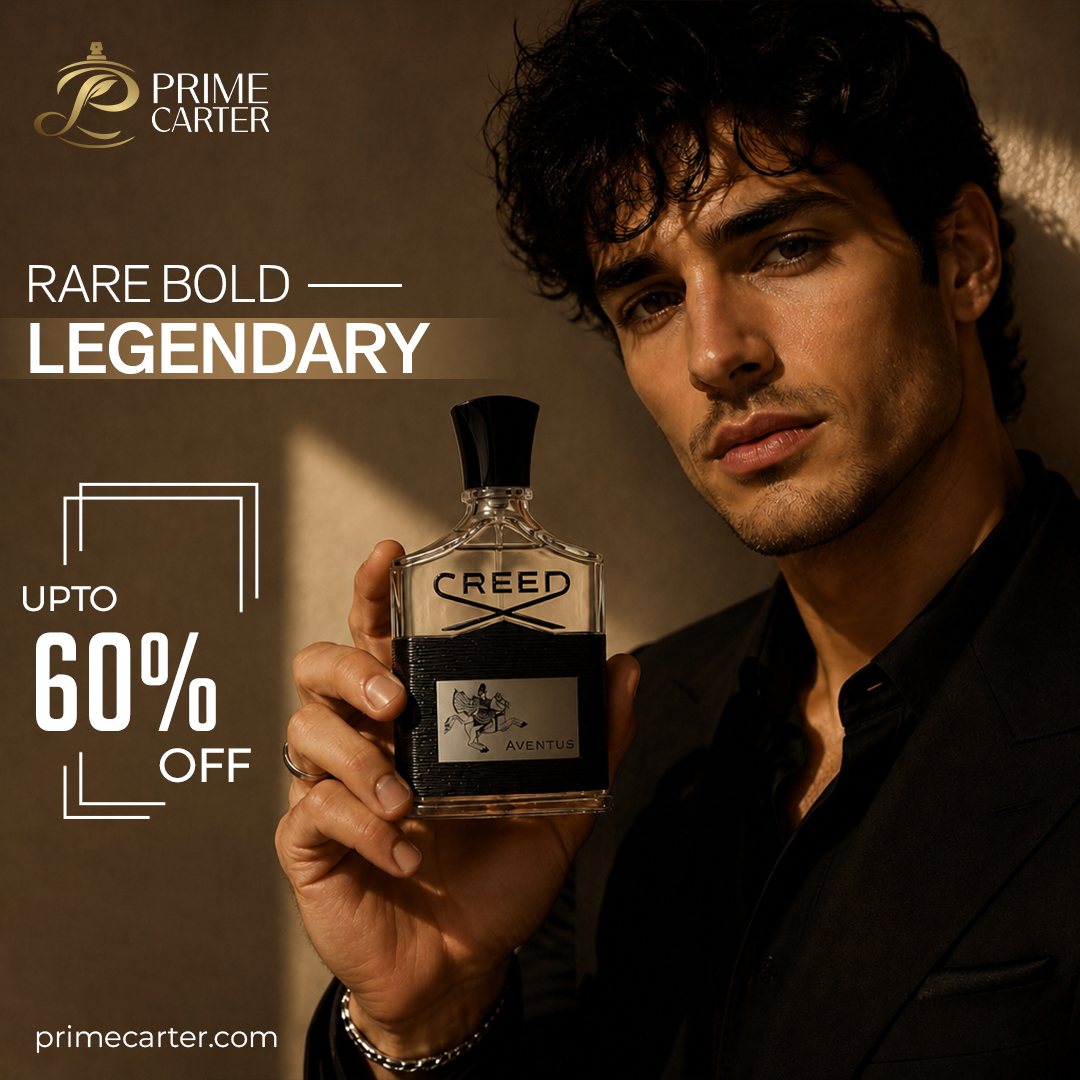 Prime Carter Facebook ad: The fragrance that defines success.